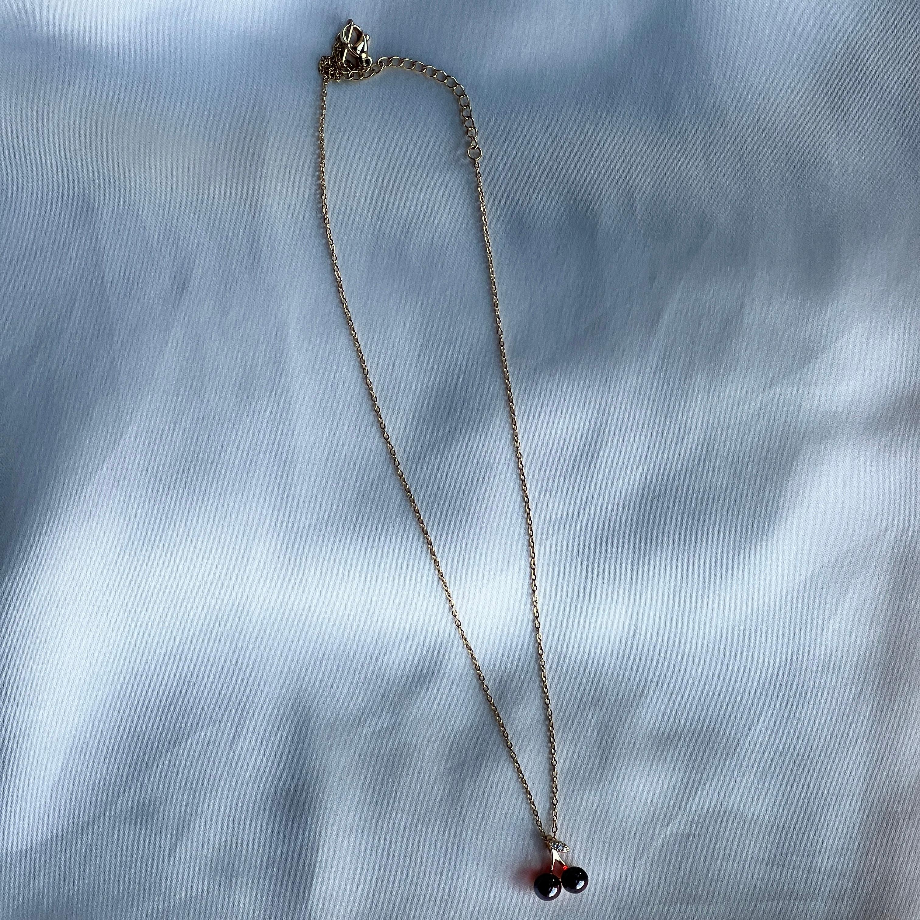 Cherry Stainless Steel Necklace