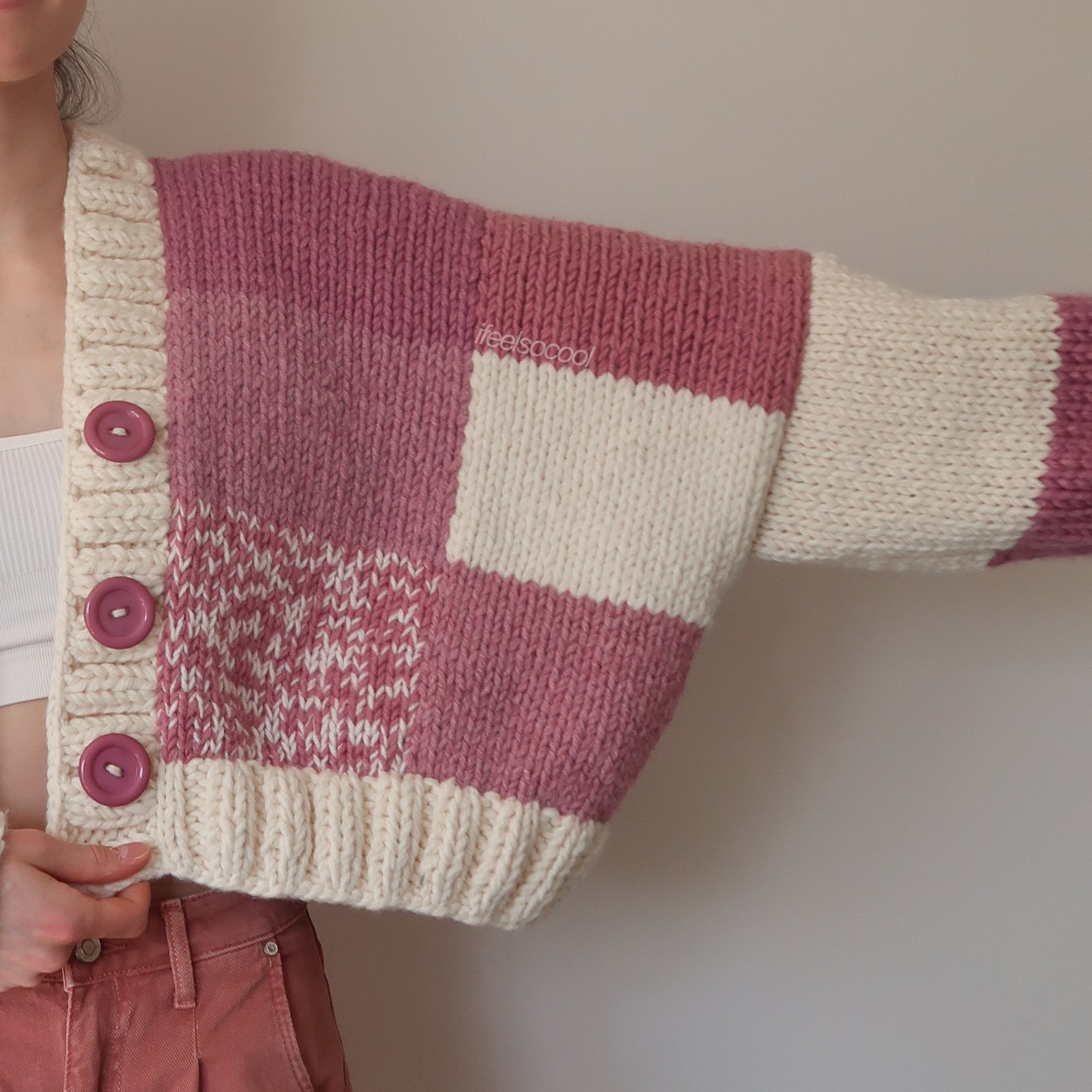 Beautyberry Patchwork Cardigan