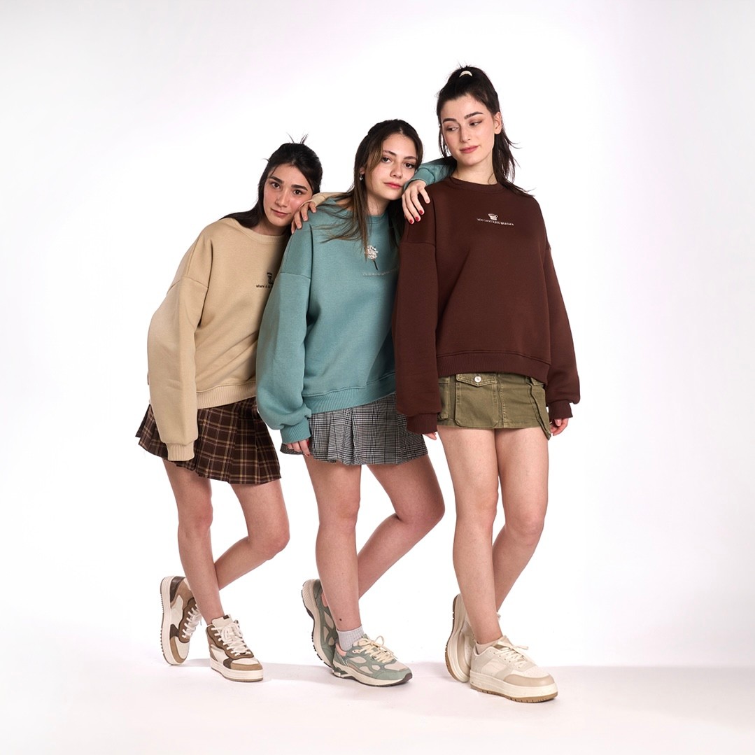 MÓIDE | Brown Oversized Sweatshirt | HOT CHOCOLATE WEATHER