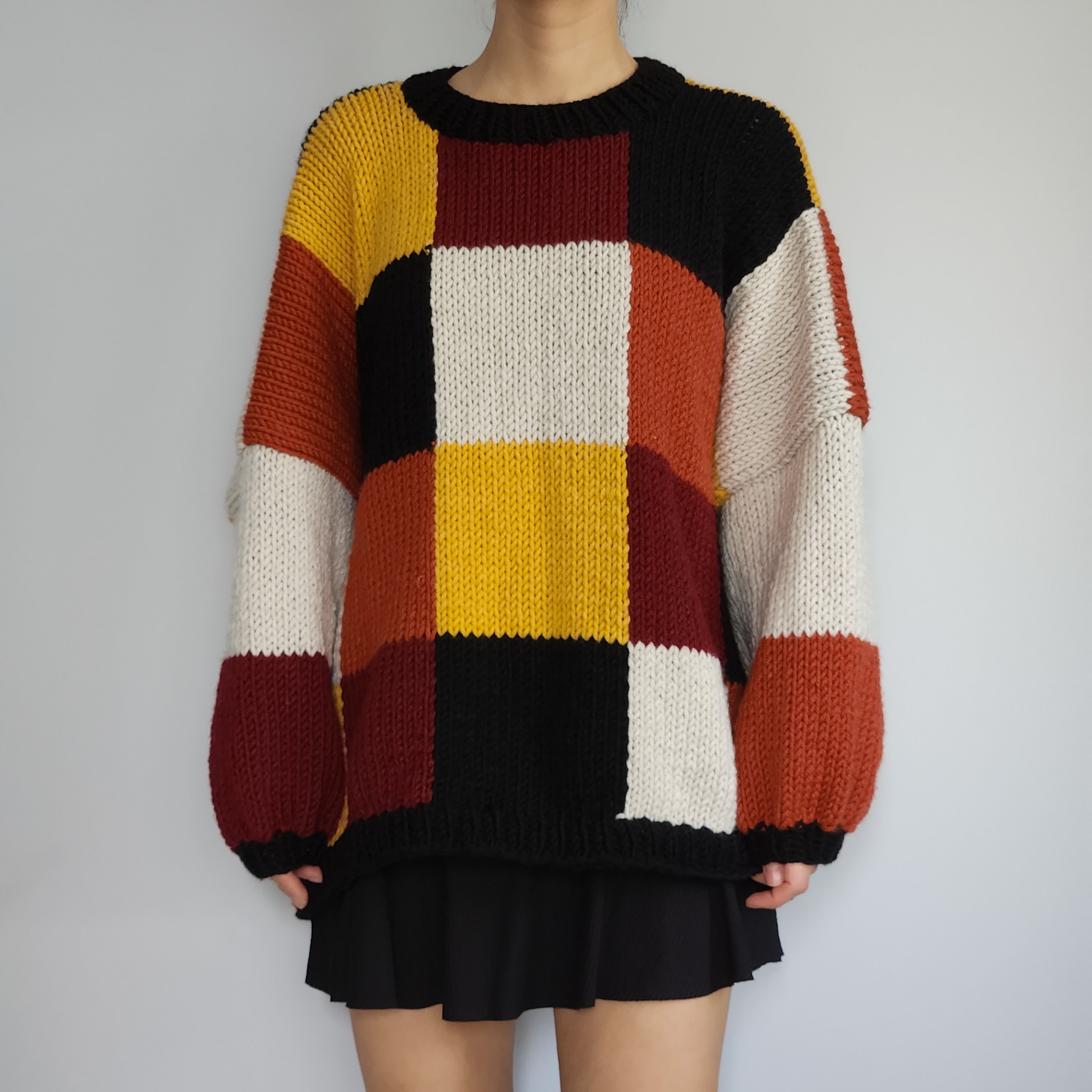 Halloween Patchwork Sweater (Halloween Special Edition)