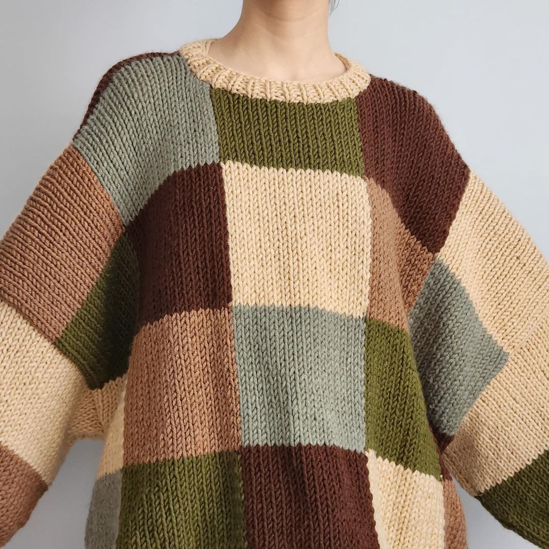 Nature Patchwork Sweater