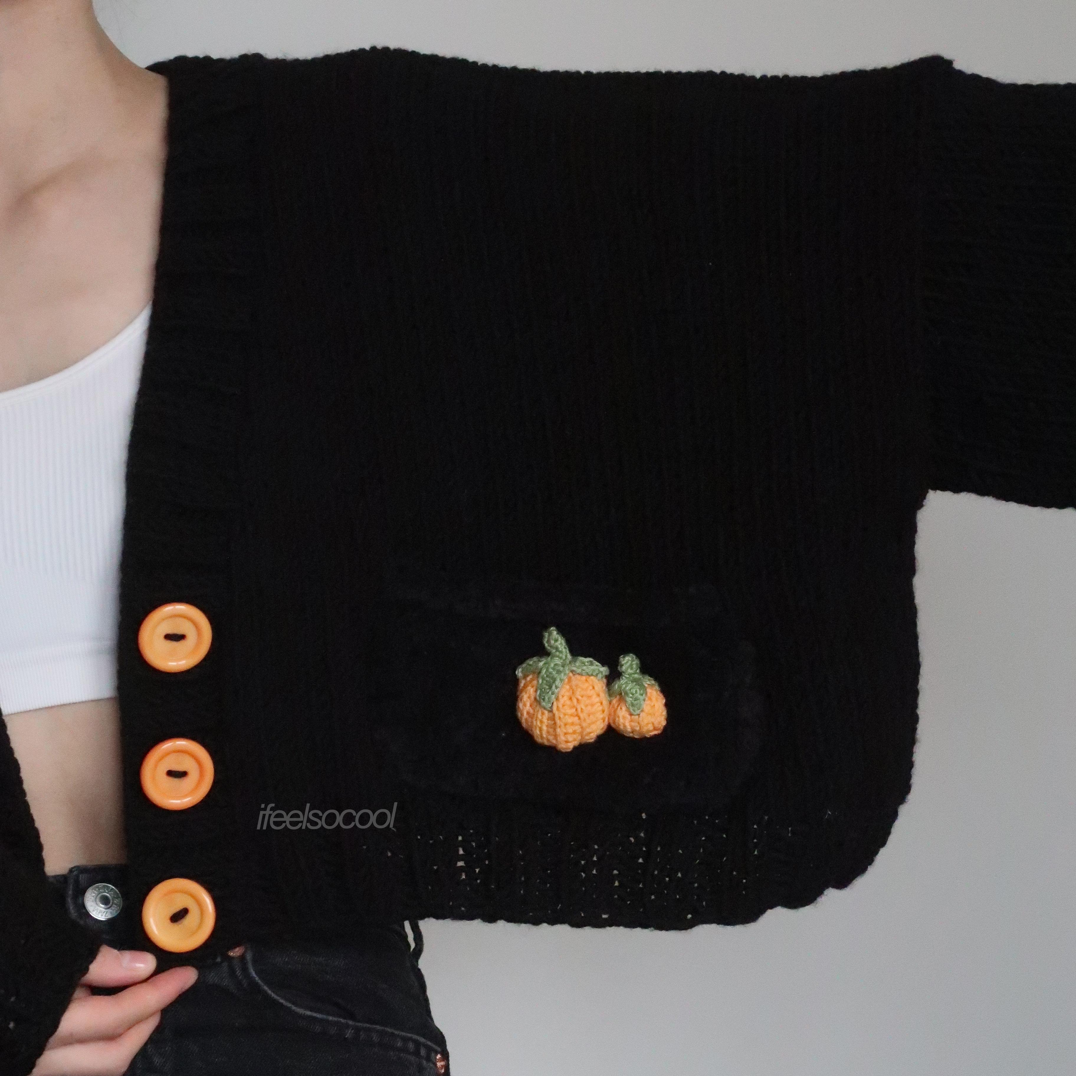 Pumpkin Pocket Cardigan