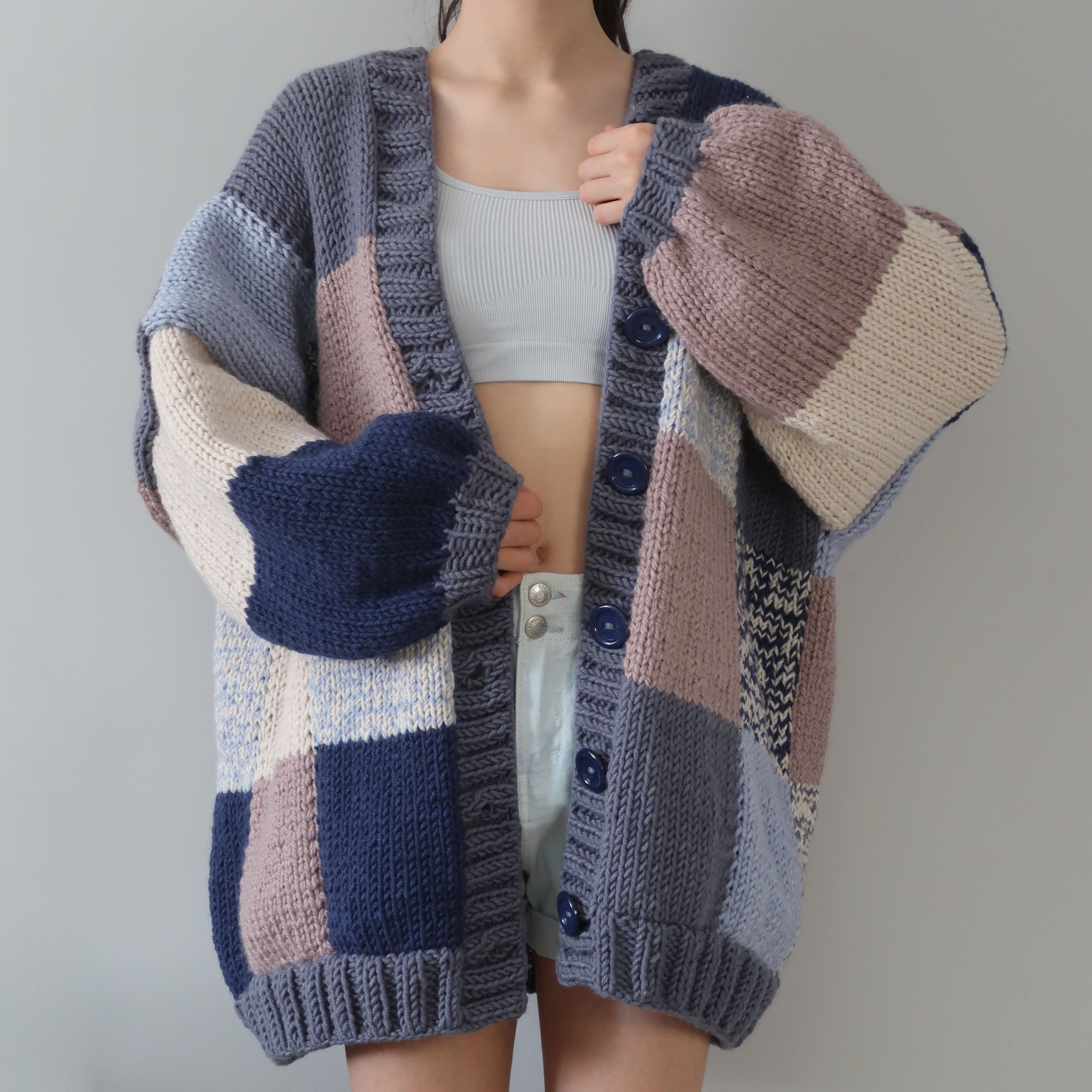 Thinner Midnights Patchwork Cardigan