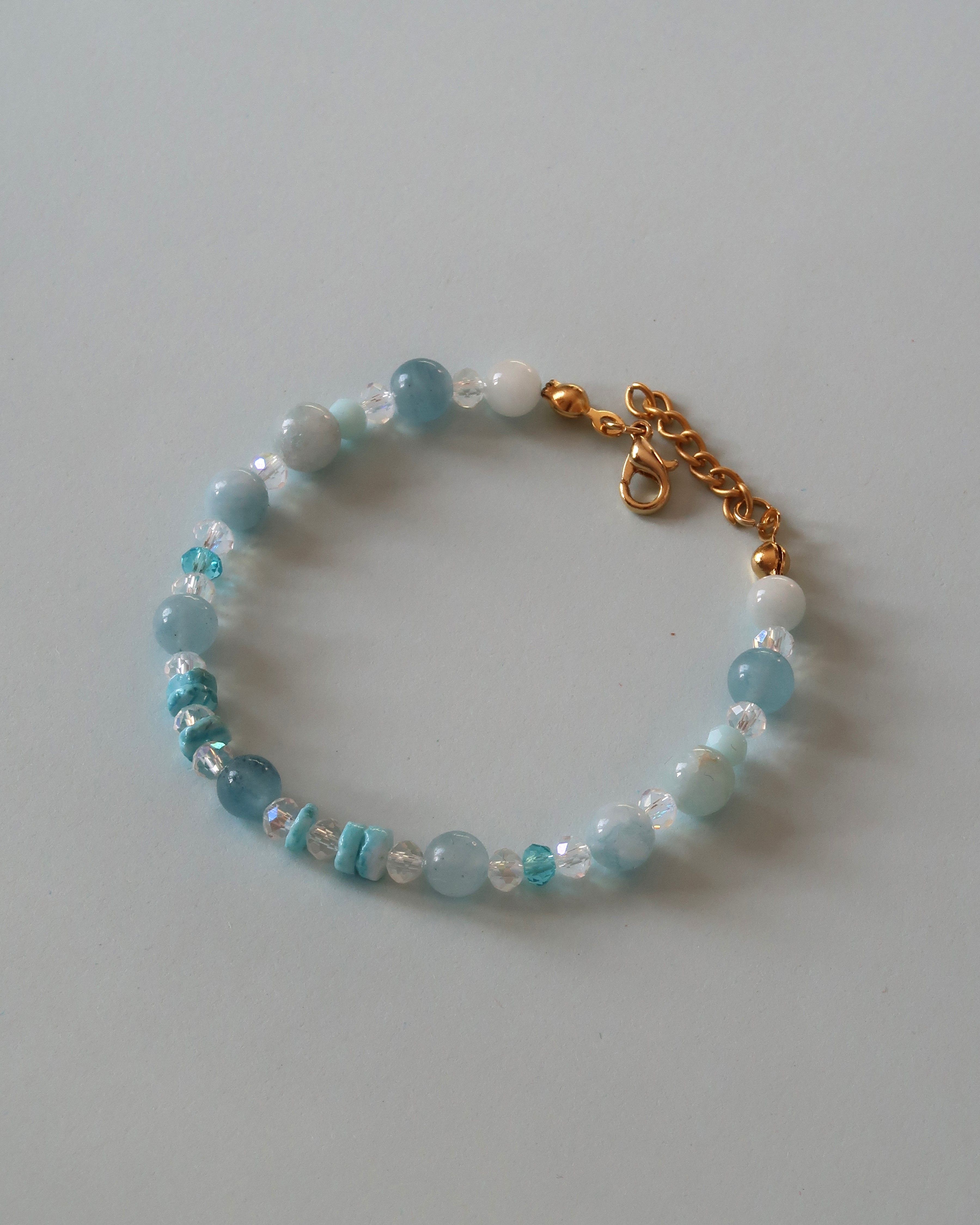 Blue Mushroom Bracelet