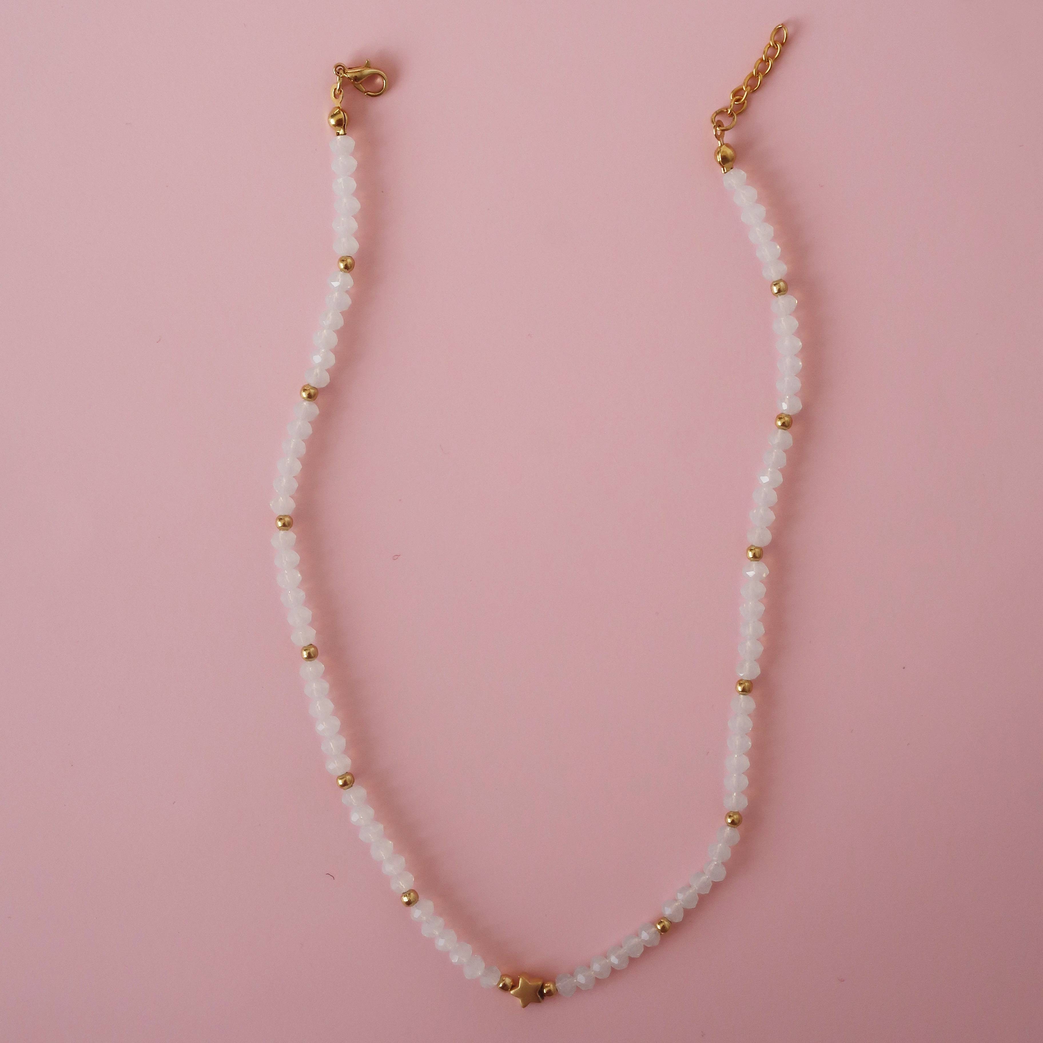 White & Gold Necklace