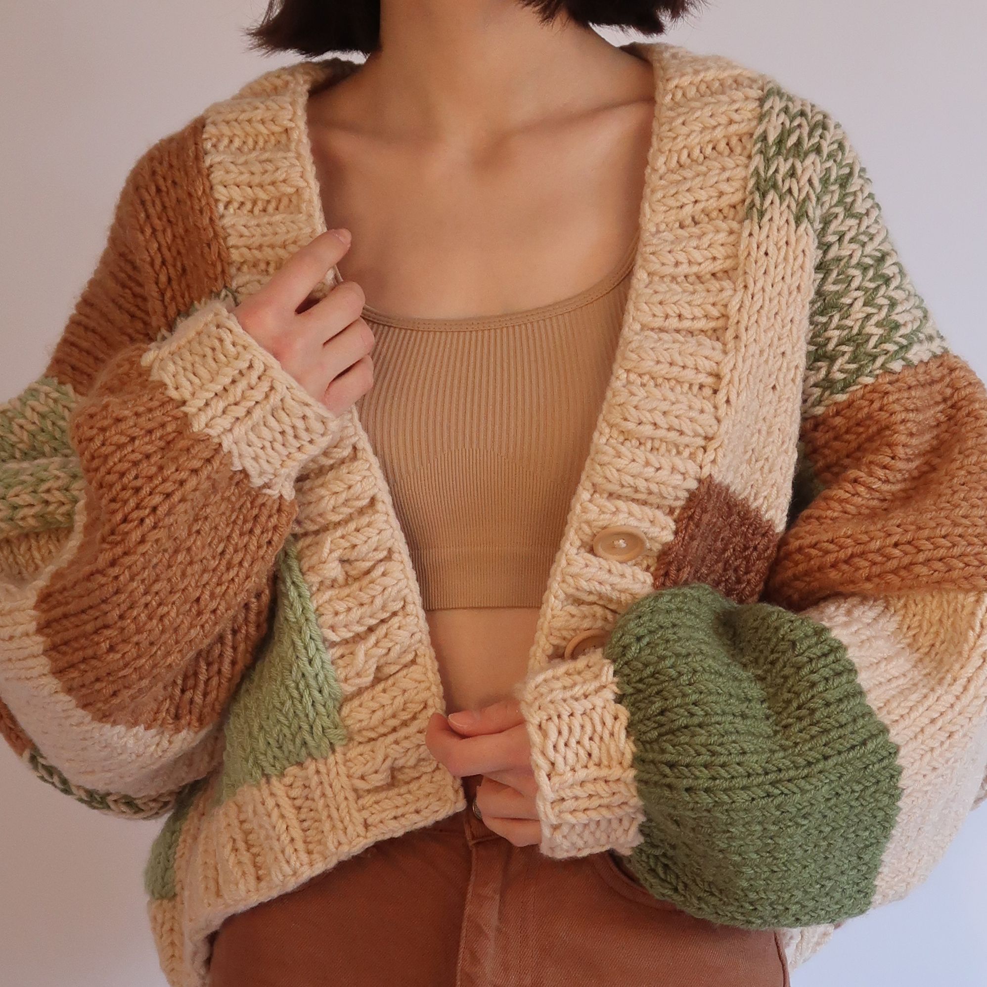 Forest Fairy Patchwork Cardigan