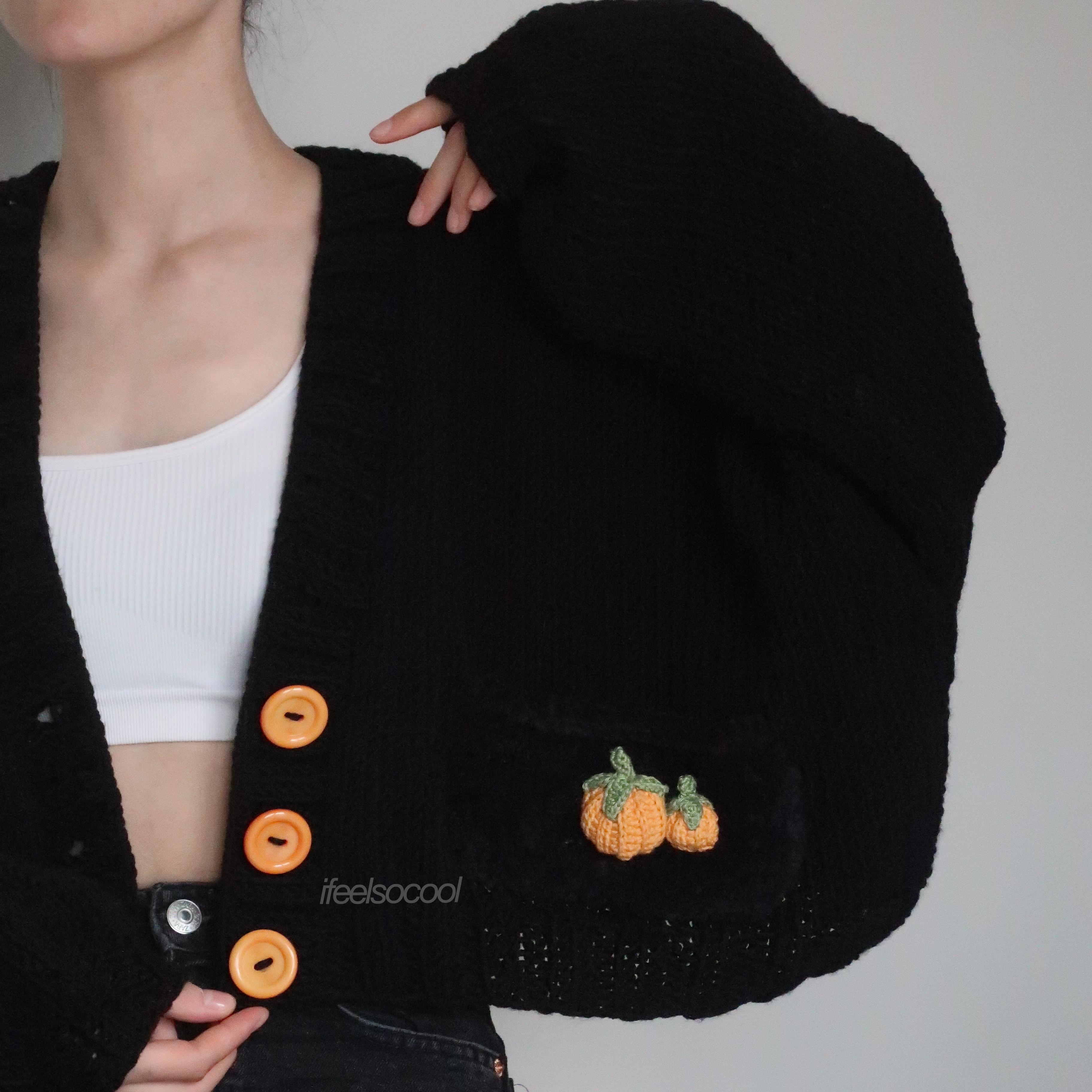 Pumpkin Pocket Cardigan