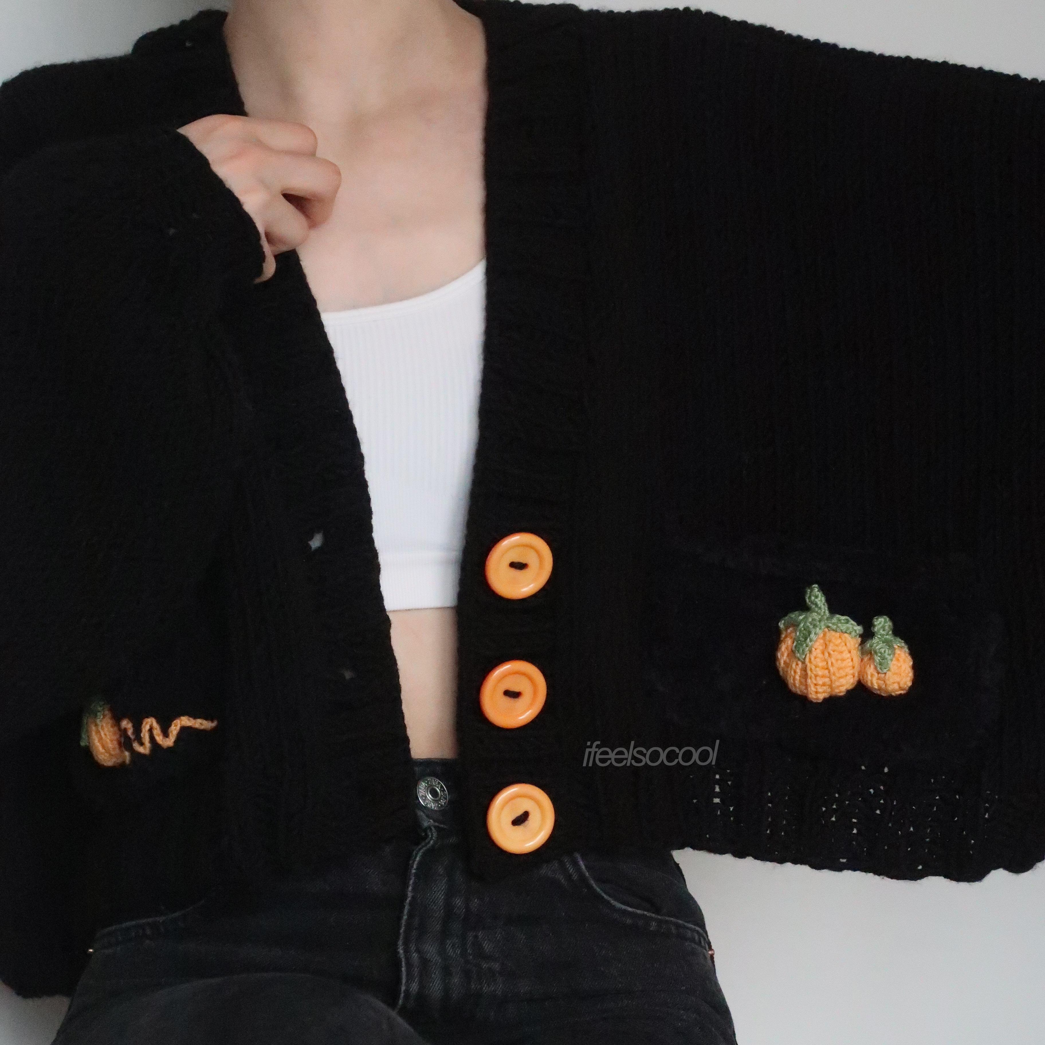 Pumpkin Pocket Cardigan