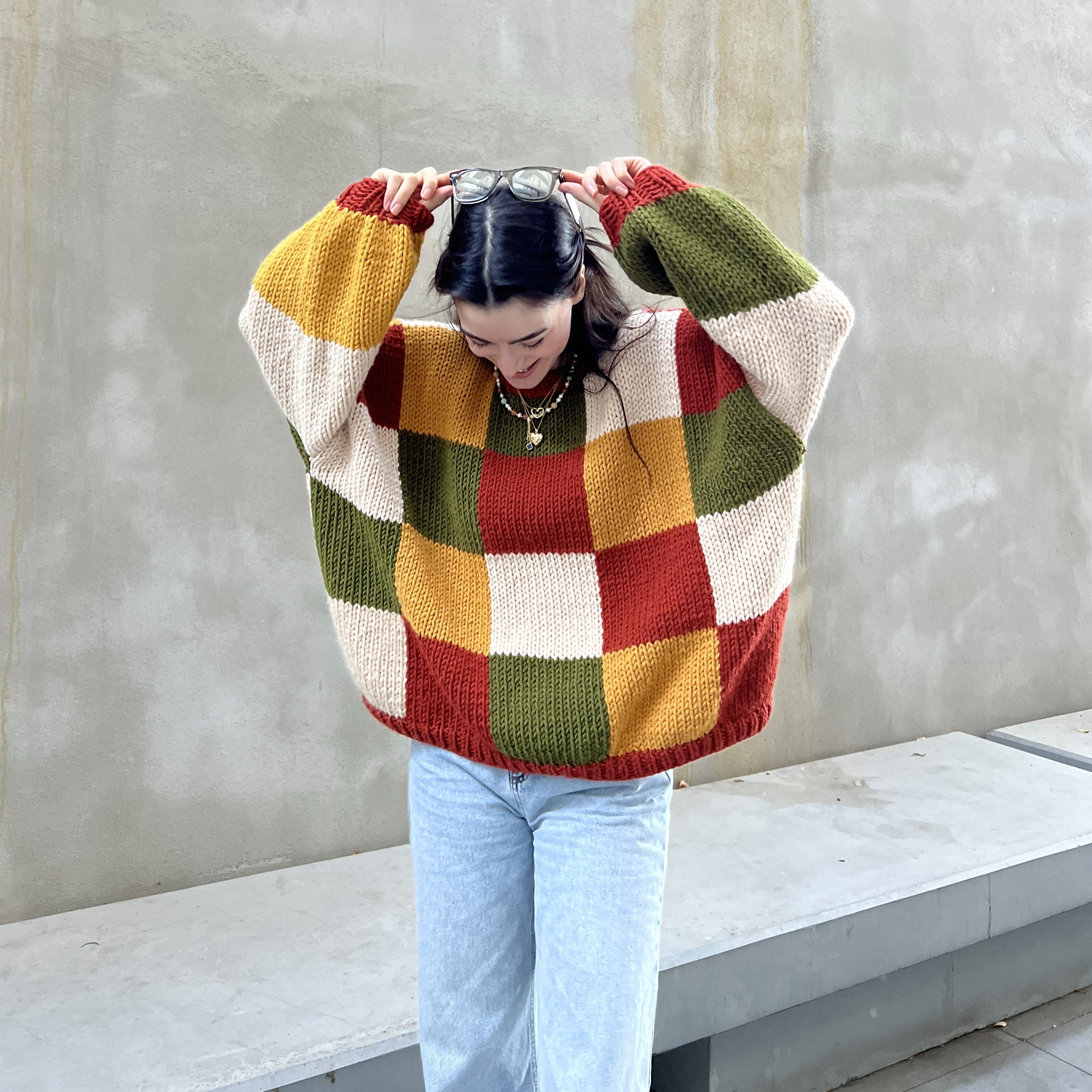 Autumn Patchwork Sweater