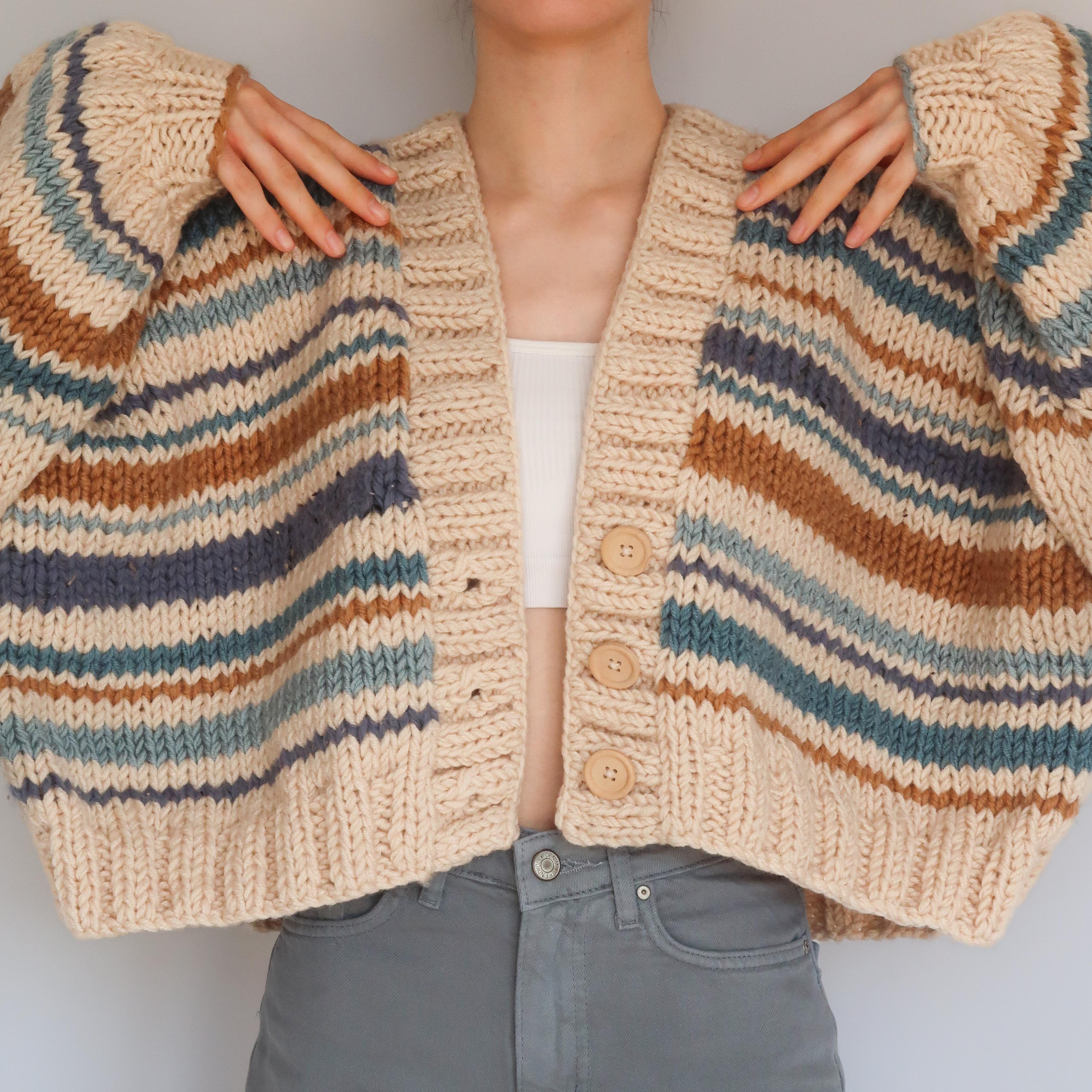 Shoreline Striped Cardigan