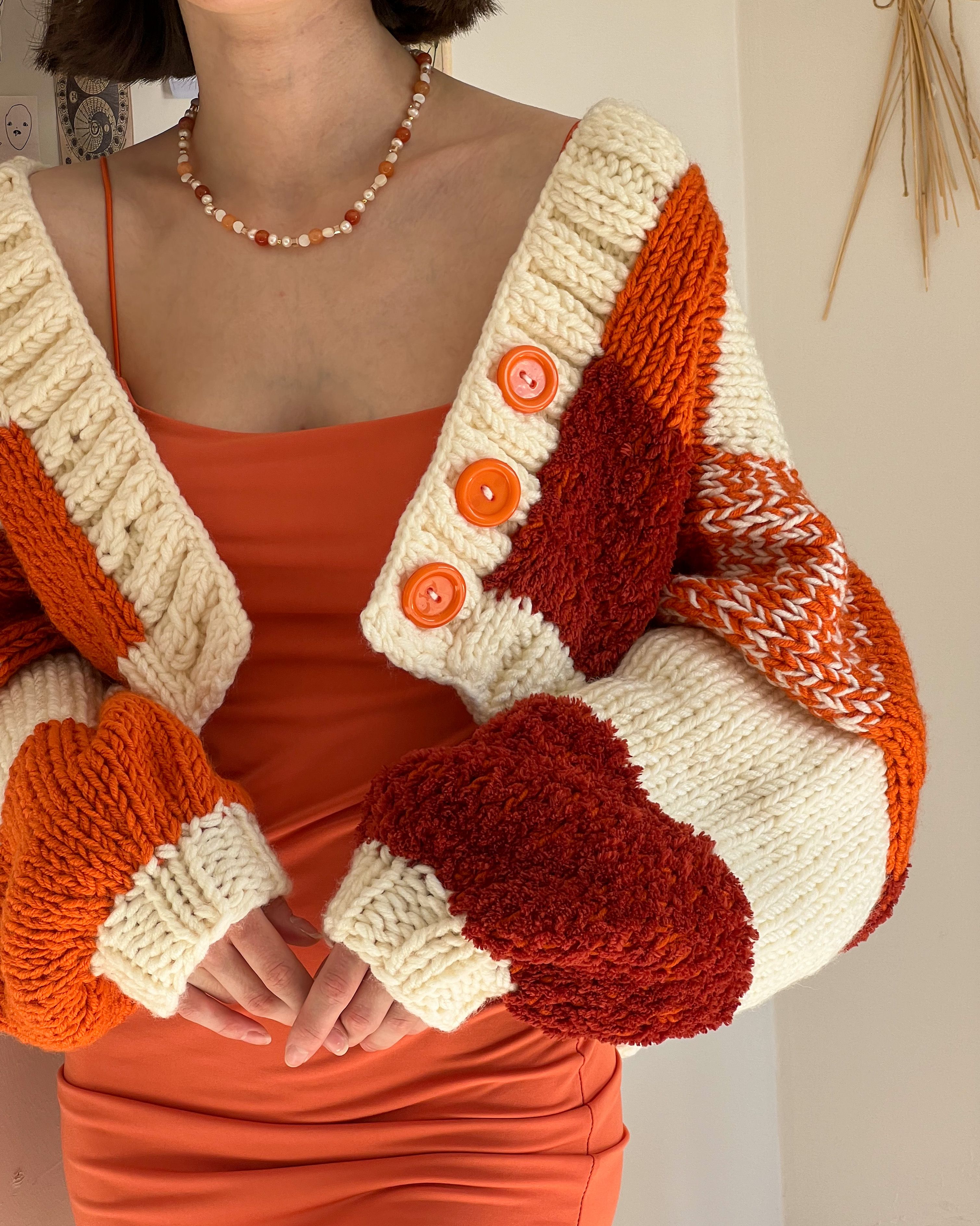 Clementine Patchwork Cardigan