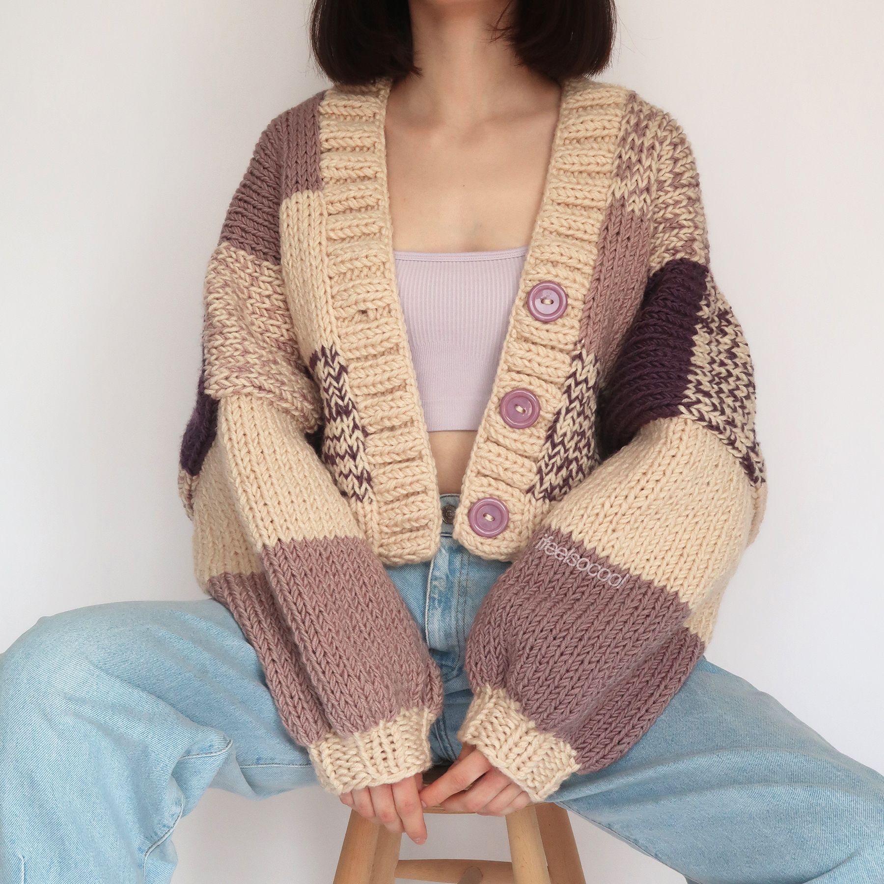 Sugar Plum Patchwork Cardigan