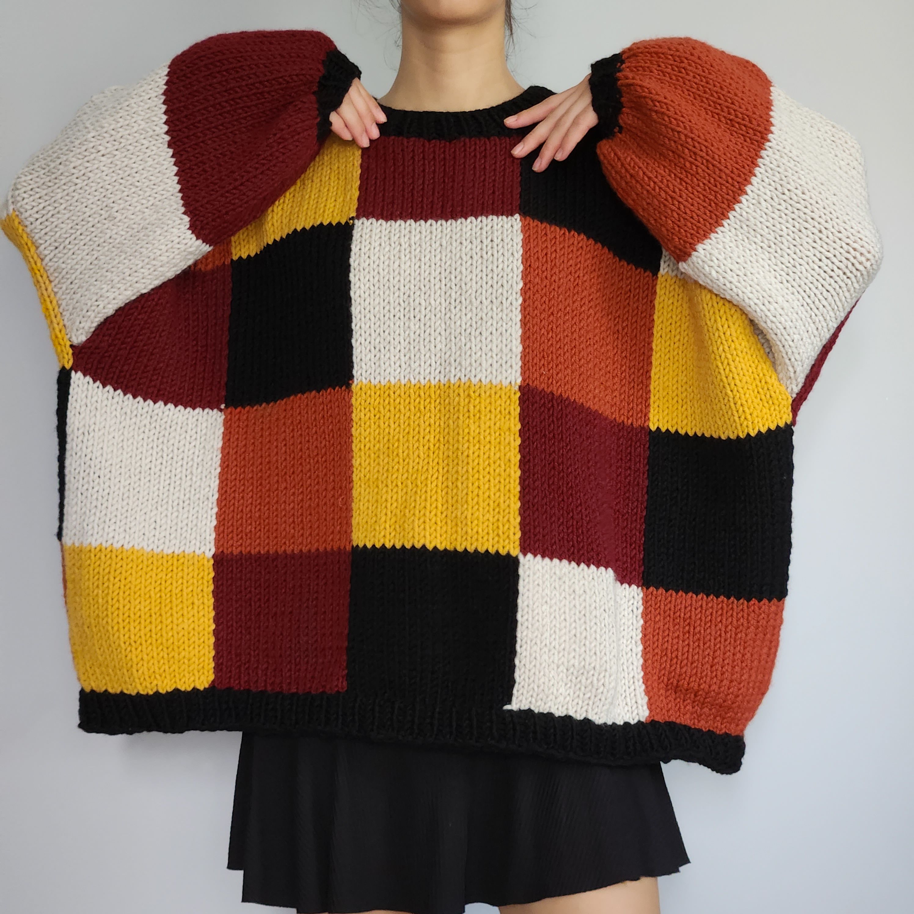 Halloween Patchwork Sweater (Halloween Special Edition)