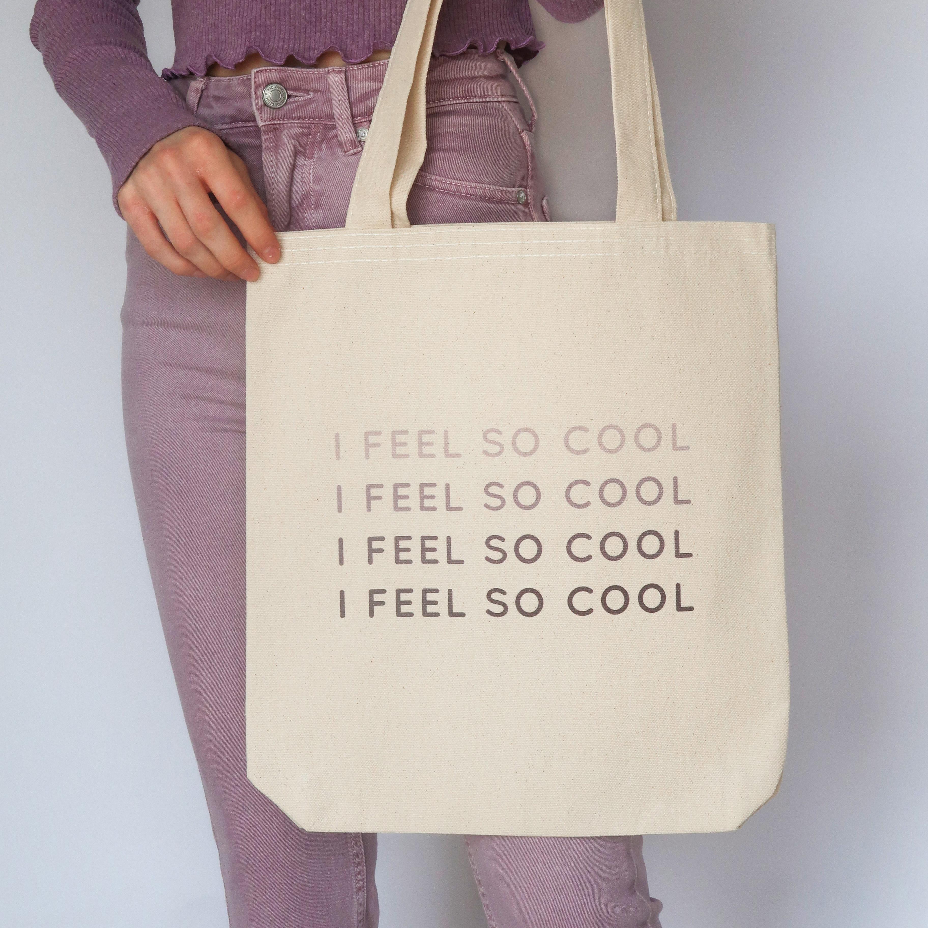 Tote Bag - I FEEL SO COOL - Lilac