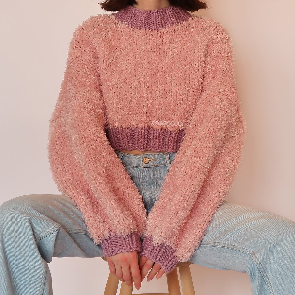 Pink Fluffy Sweater