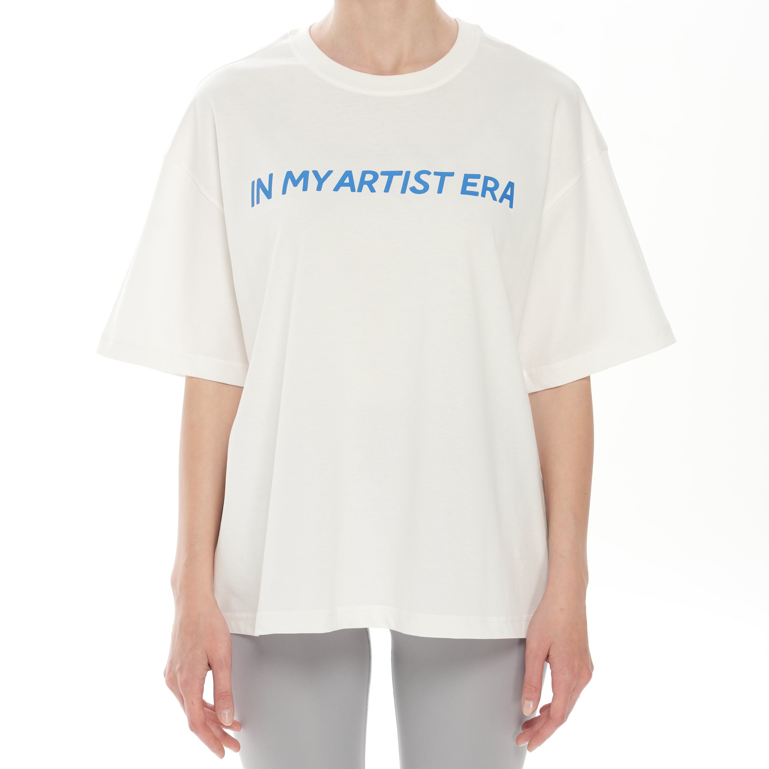 100% Cotton Crew Neck Boxy Fit Unisex Short Sleeve T-Shirt - In My Artist Era