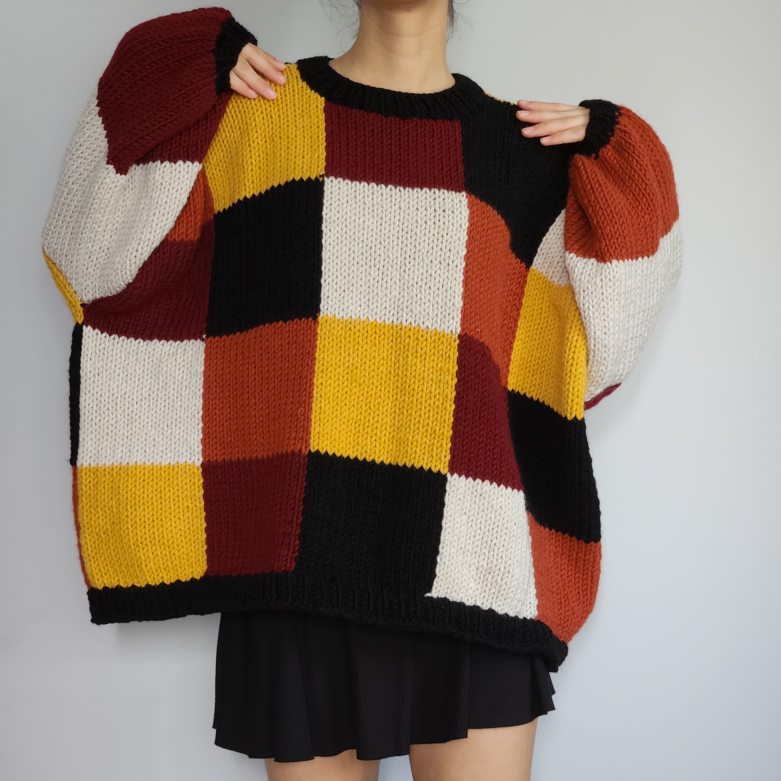 Halloween Patchwork Sweater (Halloween Special Edition)