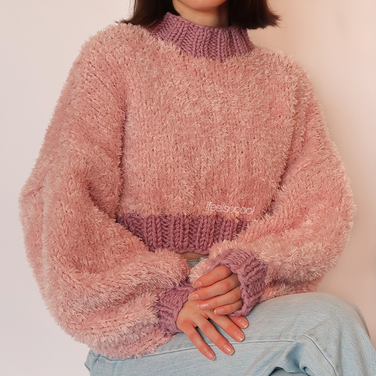 Pink Fluffy Sweater