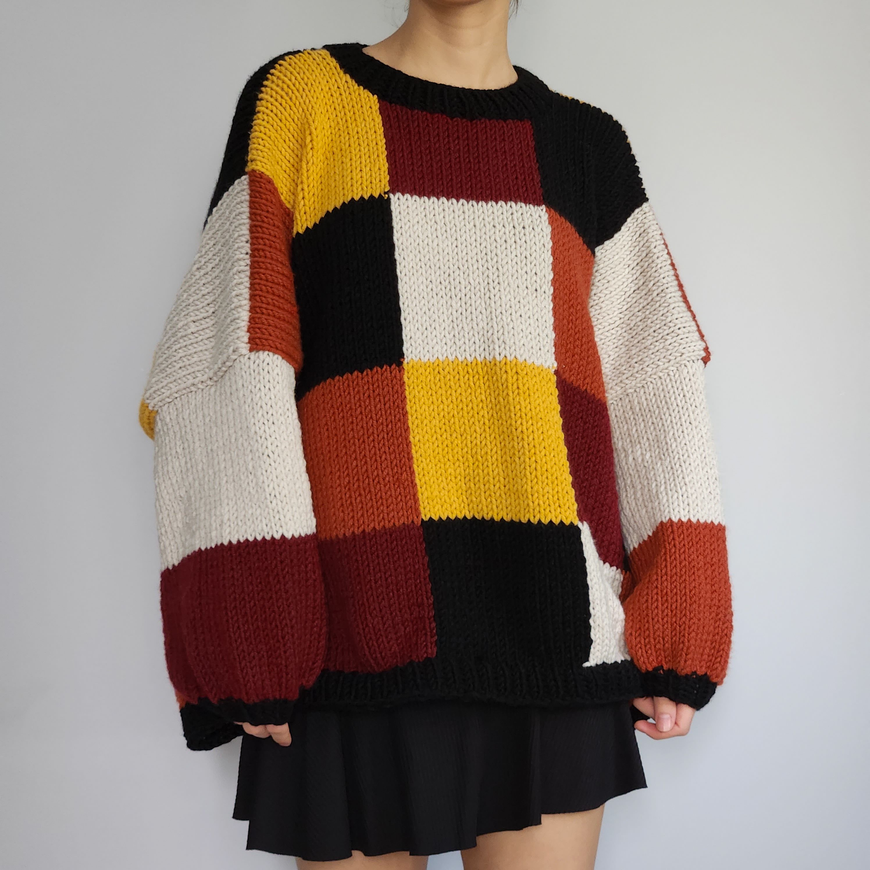 Halloween Patchwork Sweater (Halloween Special Edition)