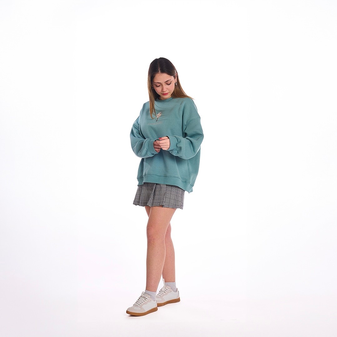 MÓIDE | Mint Oversized Unisex Sweatshirt | it’ll all make sense again