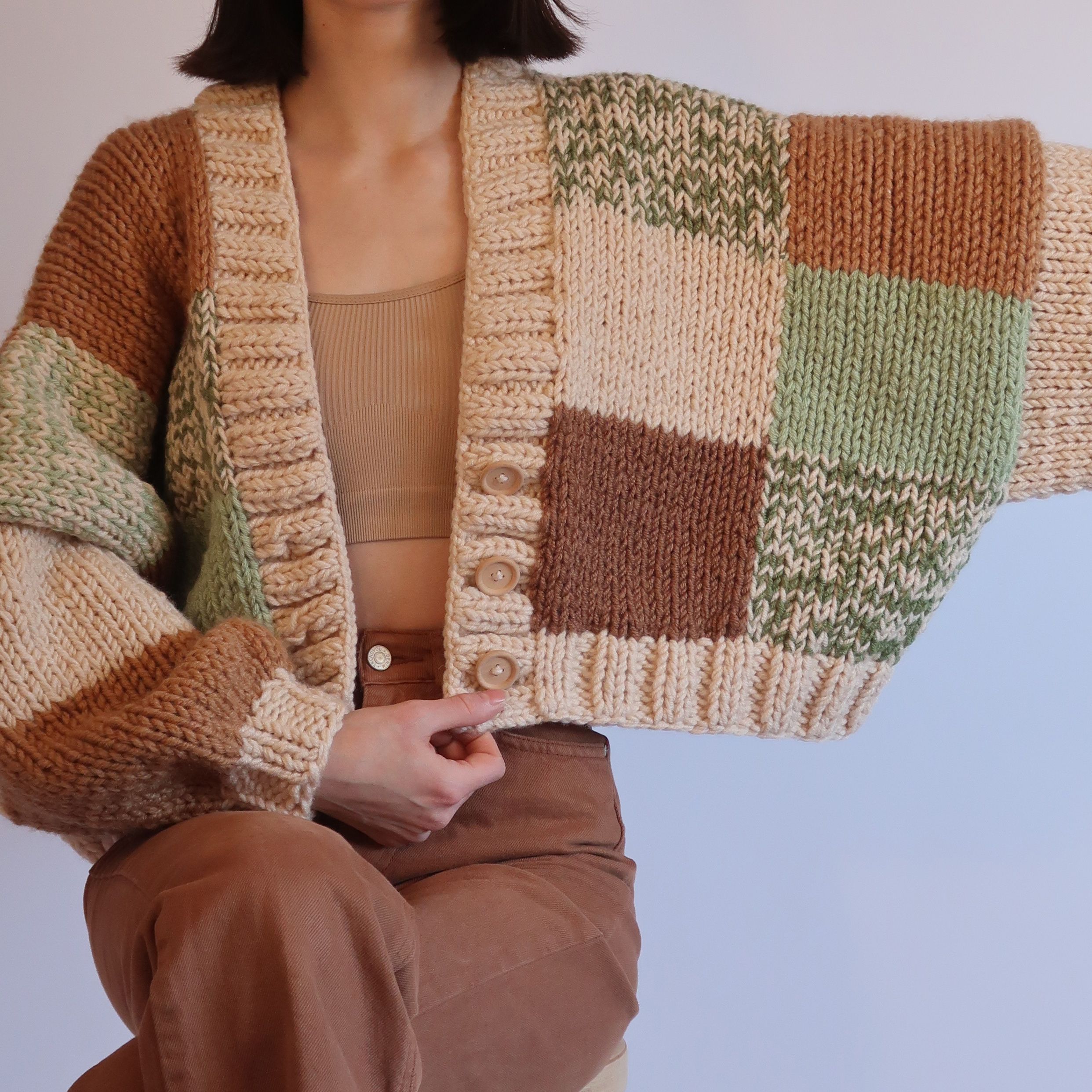 Forest Fairy Patchwork Cardigan