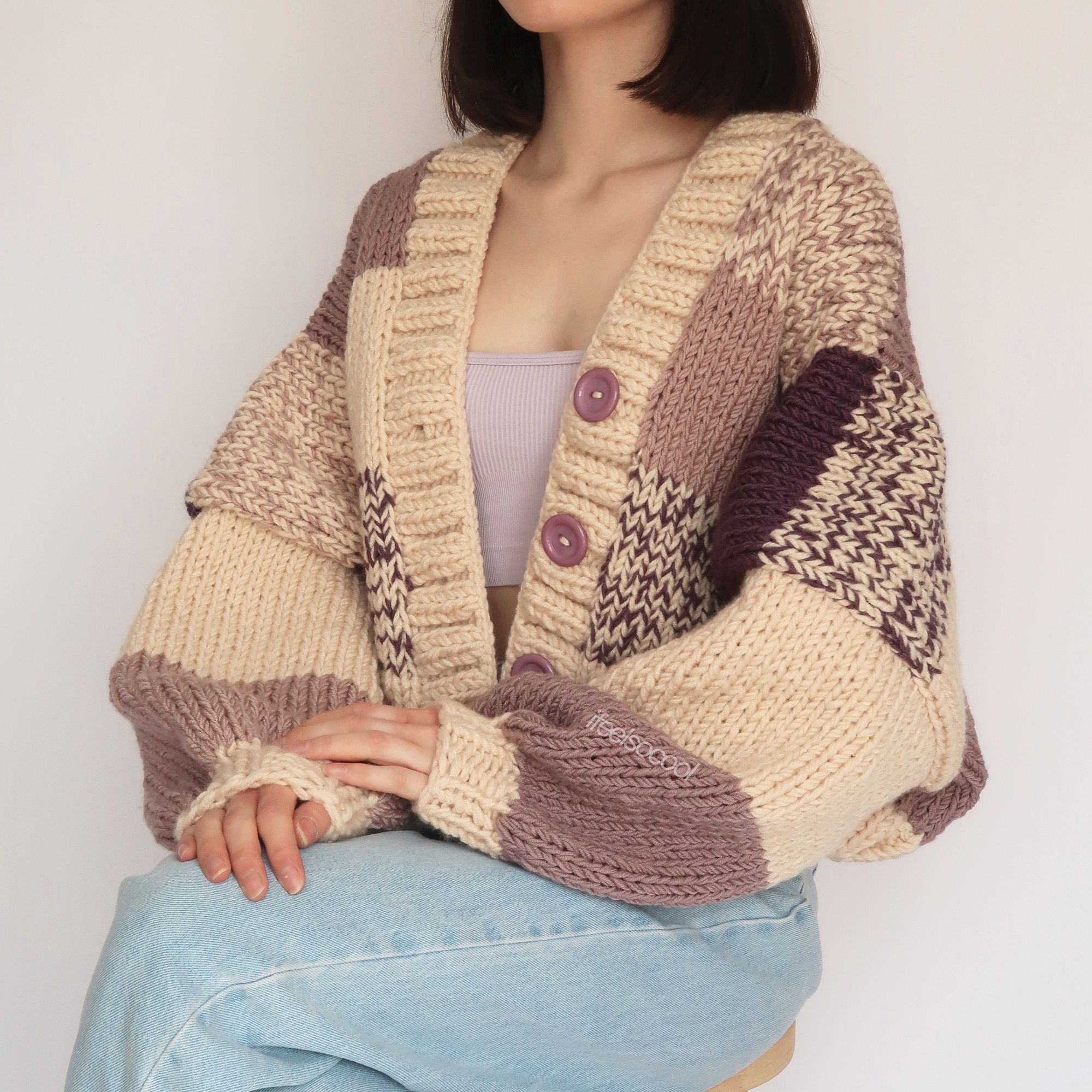 Sugar Plum Patchwork Cardigan