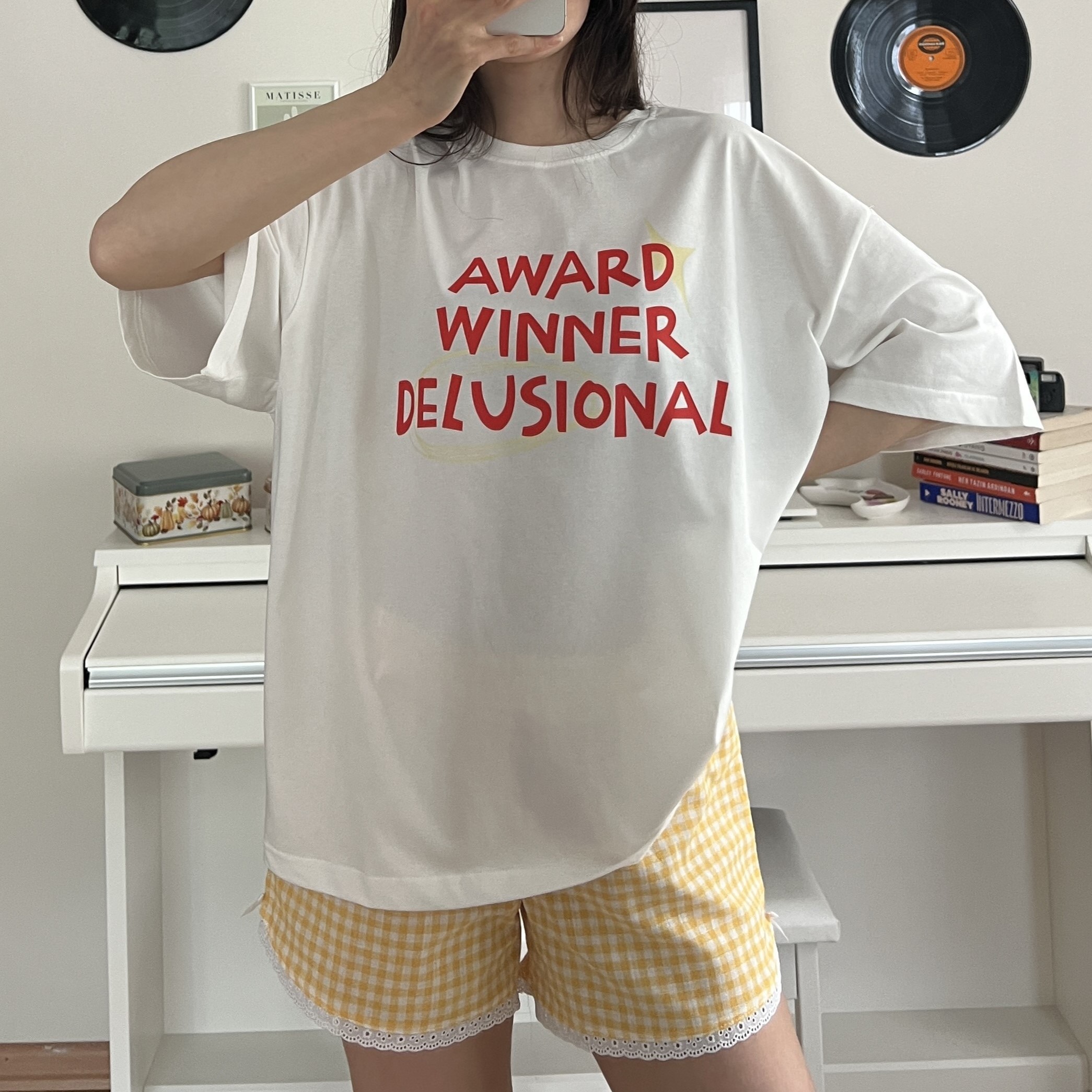 100% Cotton Crew Neck Boxy Fit Unisex Short Sleeve T-Shirt
