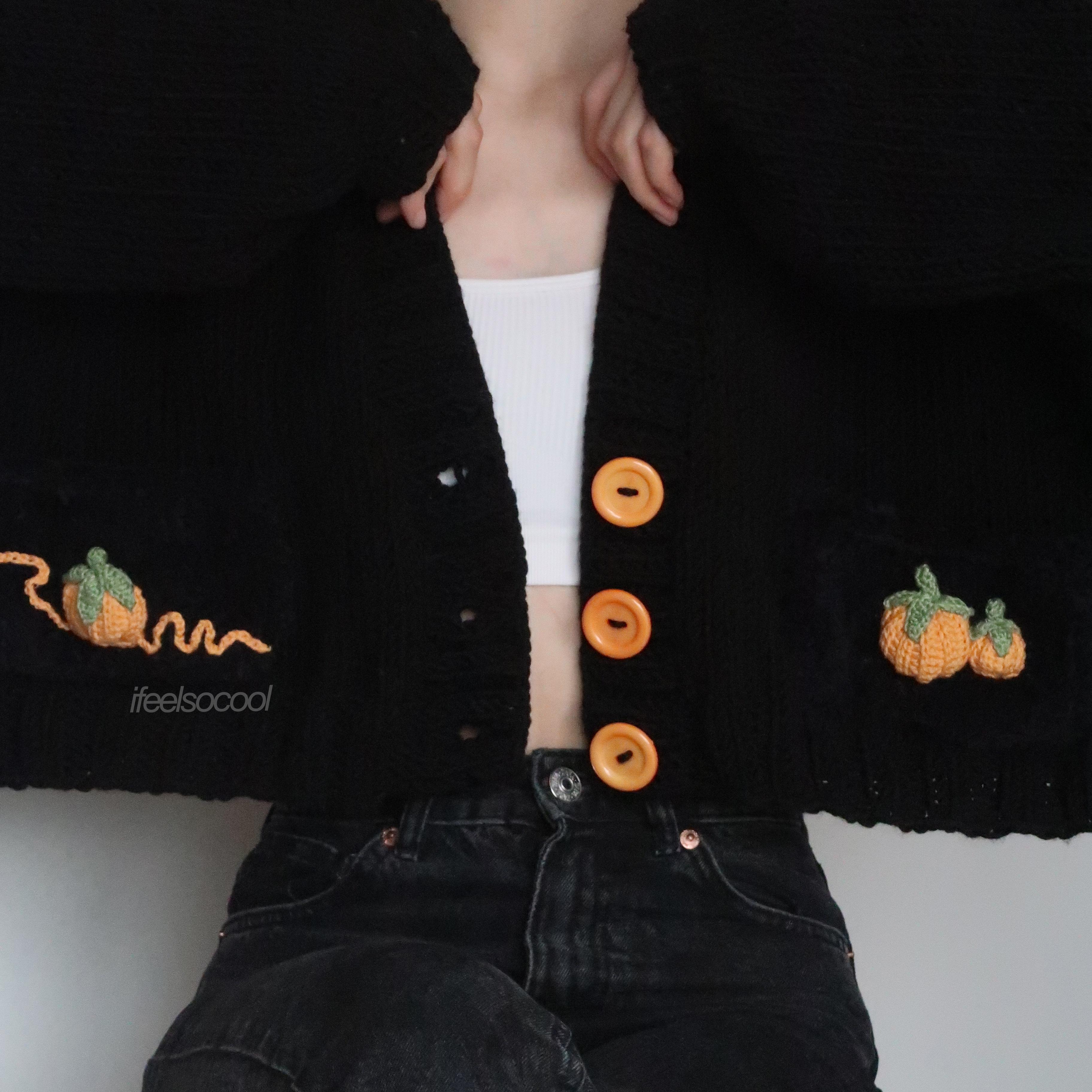 Pumpkin Pocket Cardigan