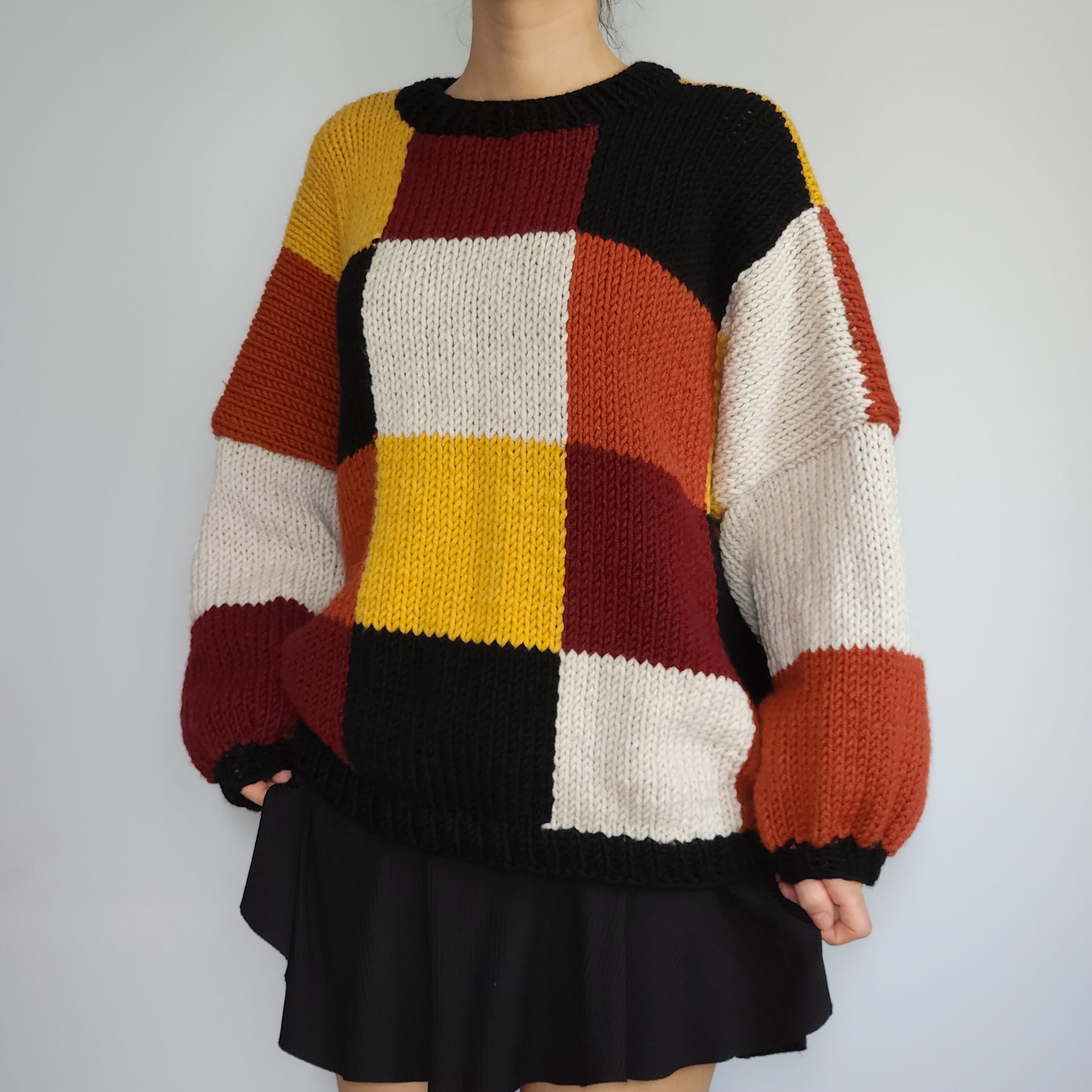 Halloween Patchwork Sweater (Halloween Special Edition)