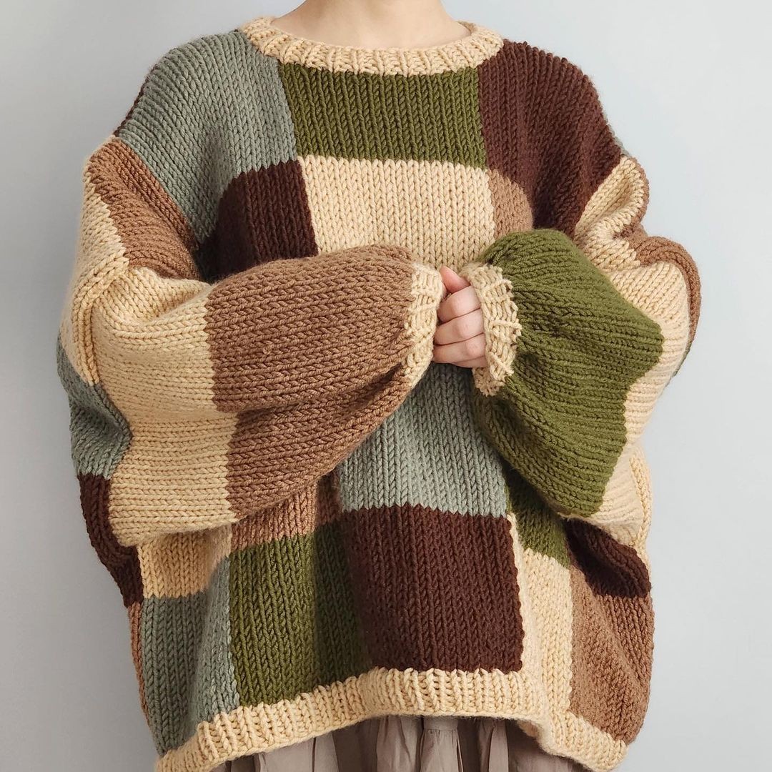 Nature Patchwork Sweater