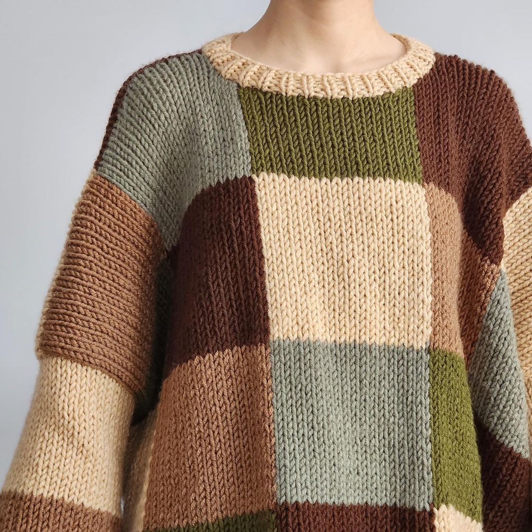 Nature Patchwork Sweater