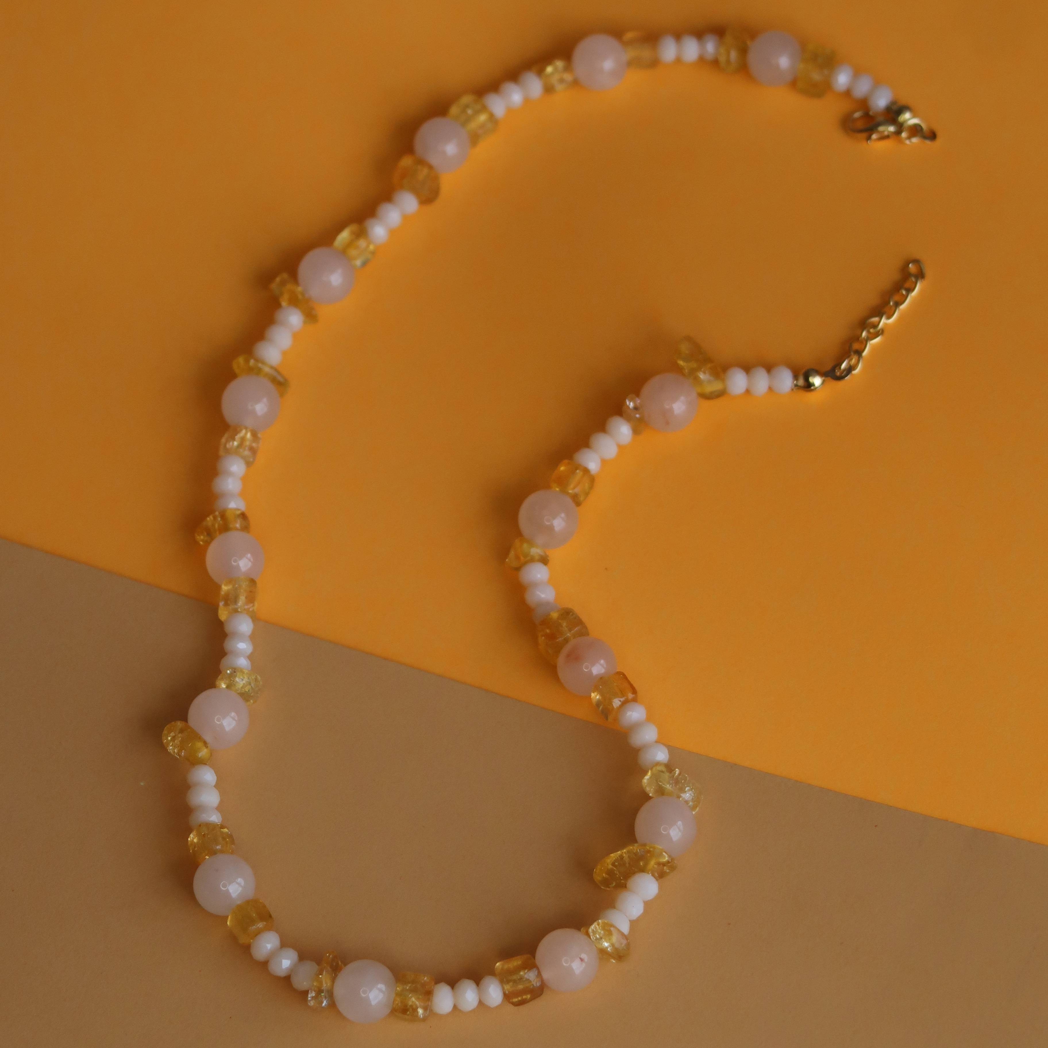 Peachy Cream Necklace