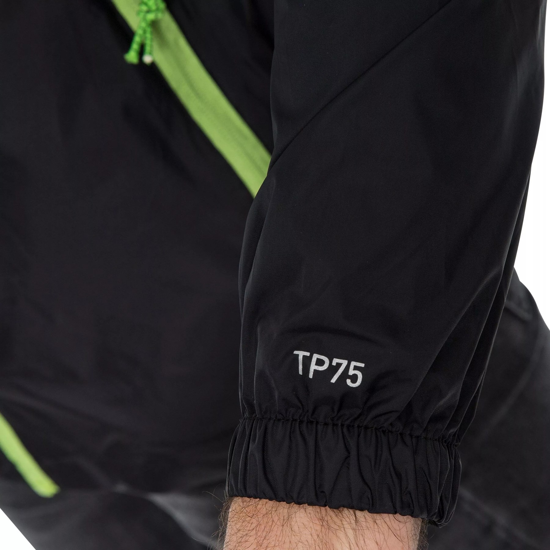 Trespass Erkek Qıkpac Jacket - Unısex Packaway Jkt Tp75 Black Yağmurluk Uajkraı10001-blk