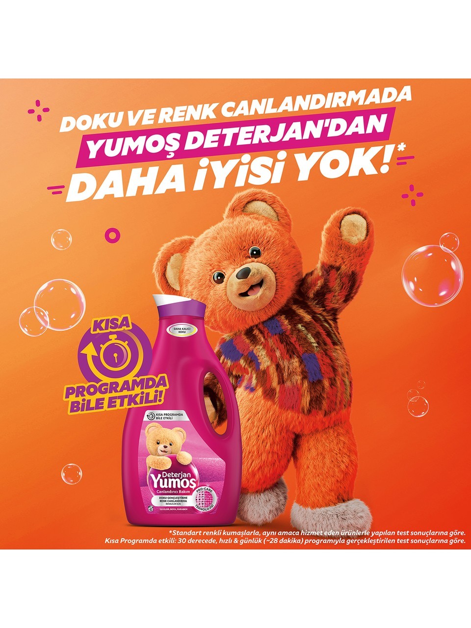 Yumoş Sıvı Bakım Çamaşır Deterjanı Renkli Giysiler 42 Yıkama 2520 ml