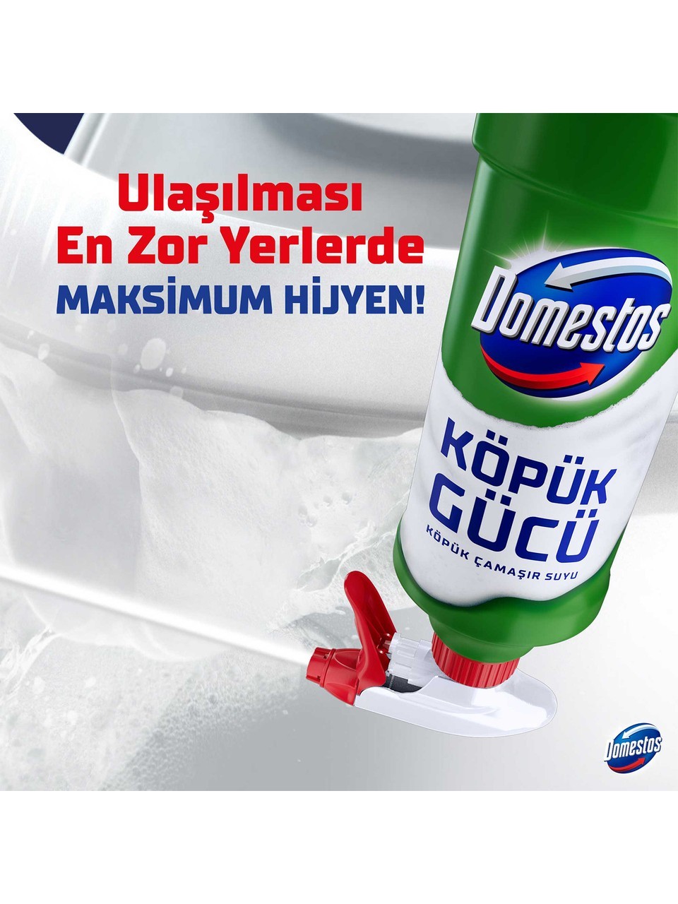 Domestos Köpük Gücü Köpük Çamaşır Suyu Çam Ferahlığı 450 ml