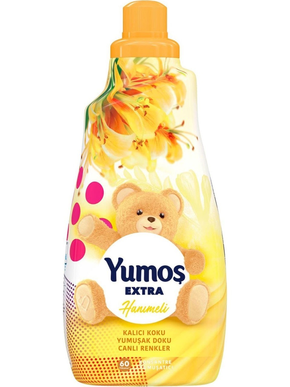 Yumoş Konsantre Çamaşır Yumuşatıcısı Hanımeli 60 Yıkama 1440 ml