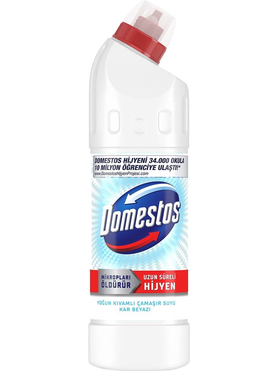 Domestos Yoğun Kıvamlı Çamaşır Suyu Kar Beyazı 750 ml