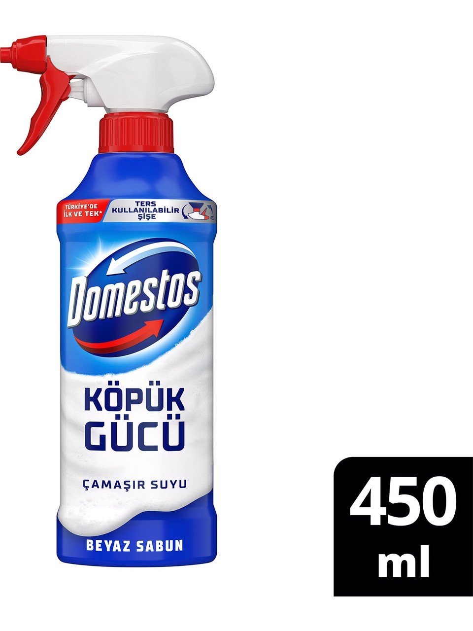 Domestos Köpük Gücü Köpük Çamaşır Suyu Beyaz Sabun 450 ml