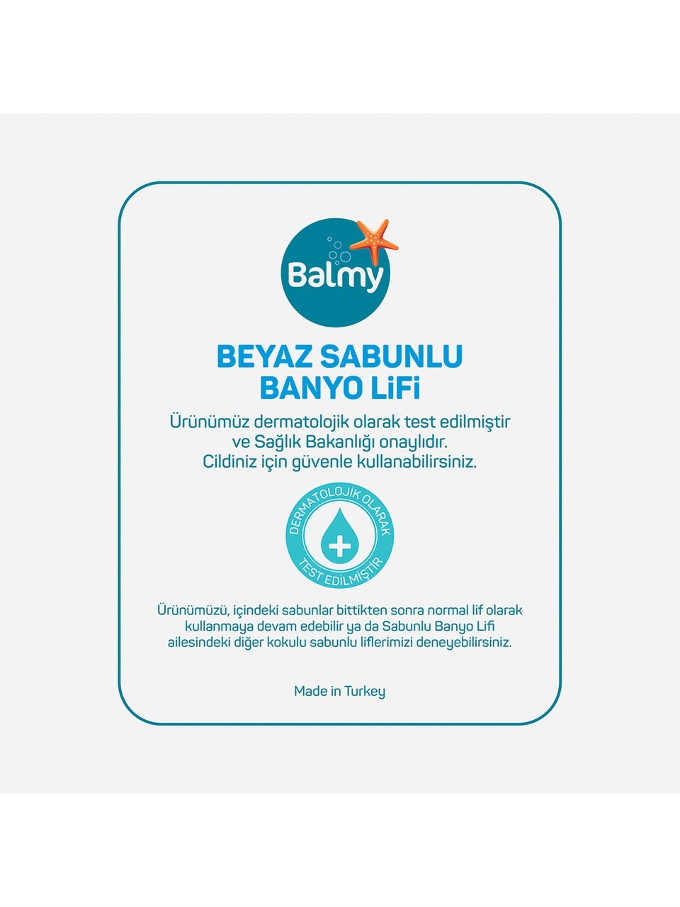 Balmy Naturel  Beyaz Sabunlu Banyo XL Lifi