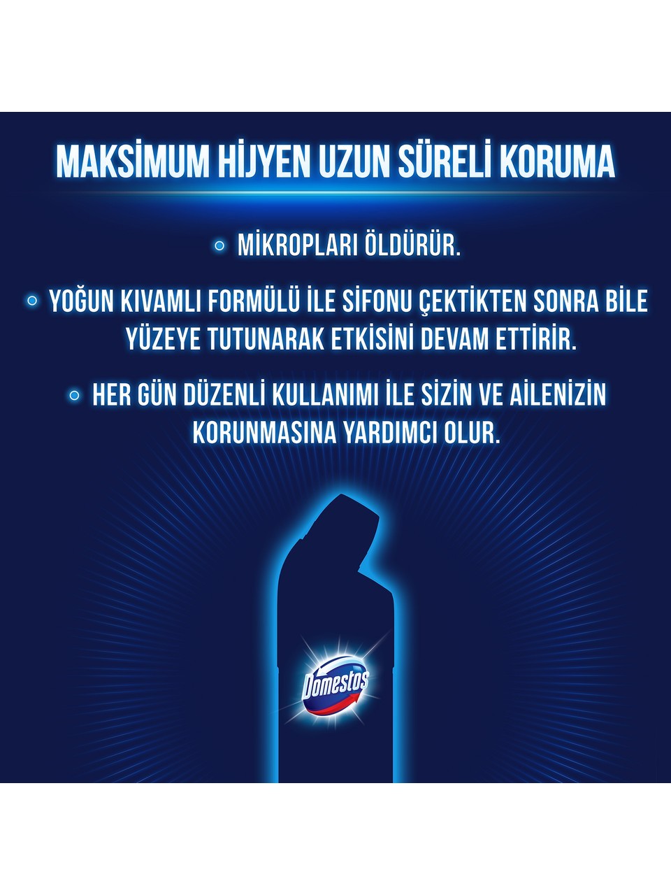 Domestos Yoğun Kıvamlı Çamaşır Suyu Kar Beyazı 750 ml