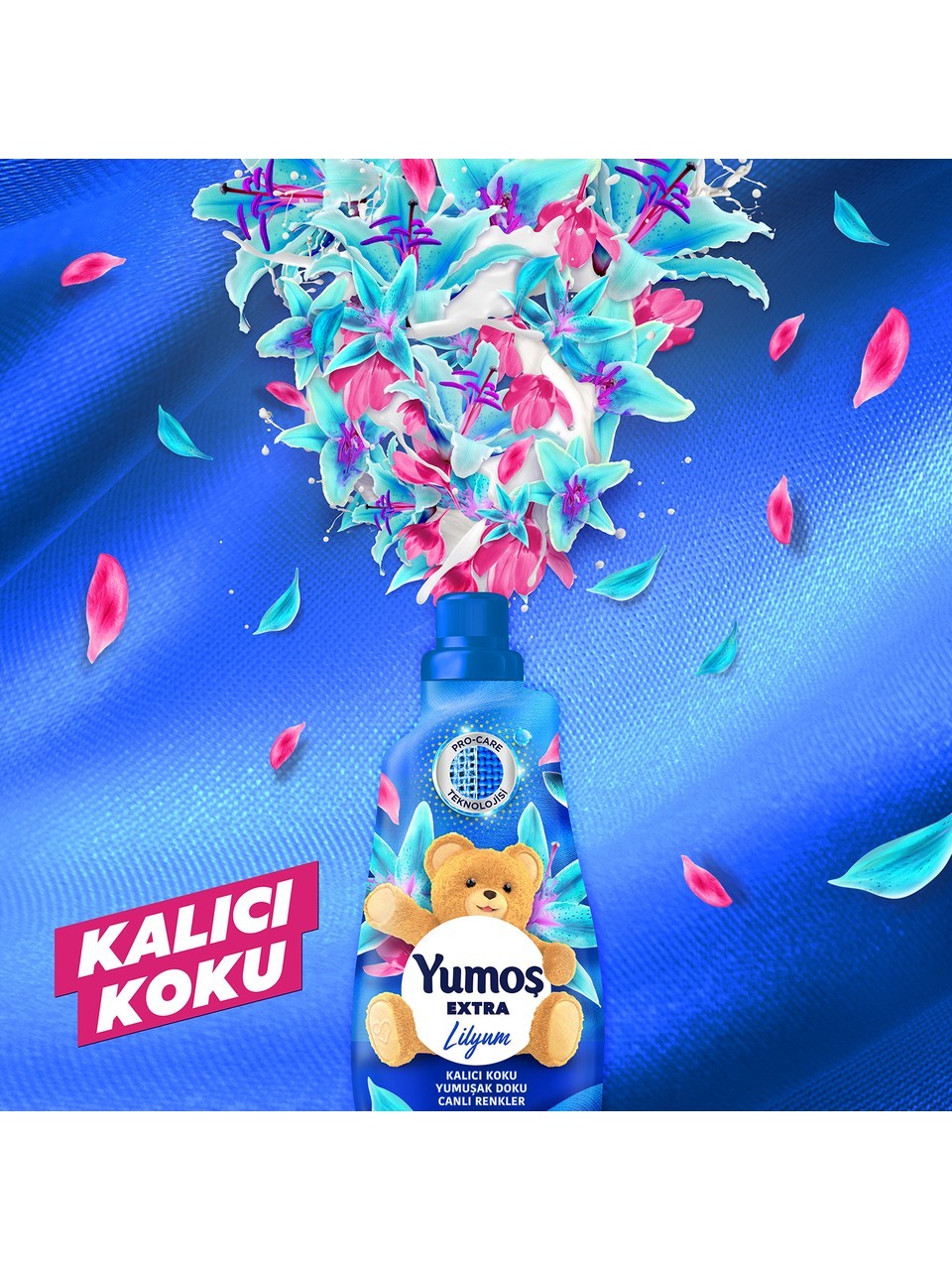 Yumoş Extra Konsantre Çamaşır Yumuşatıcısı Kalıcı Koku Renkliler İçin Lilyum 60 Yıkama 1440 ml