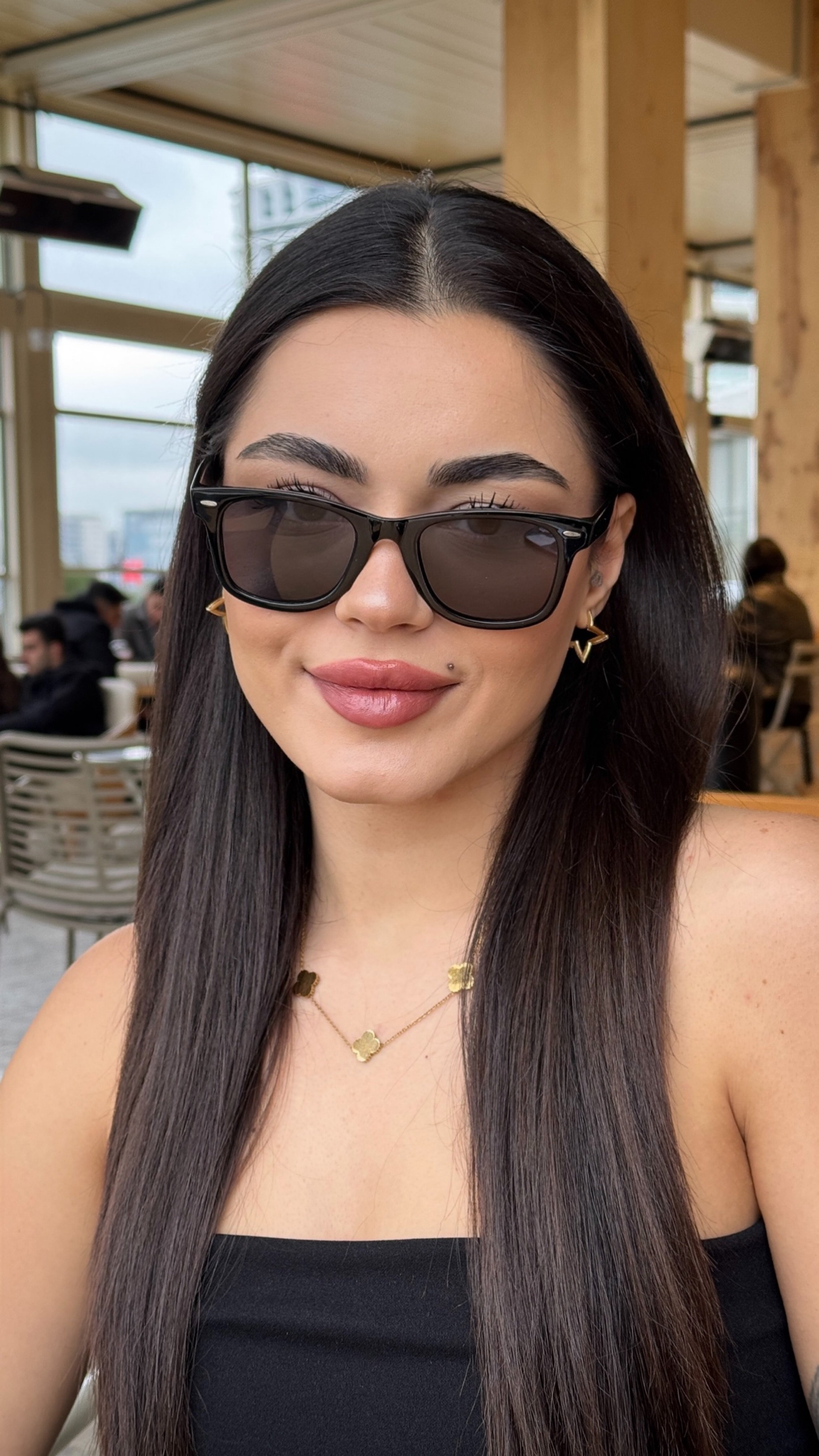 Rayb Güneş Gözlüğü Siyah Çerçeve Siyah Cam