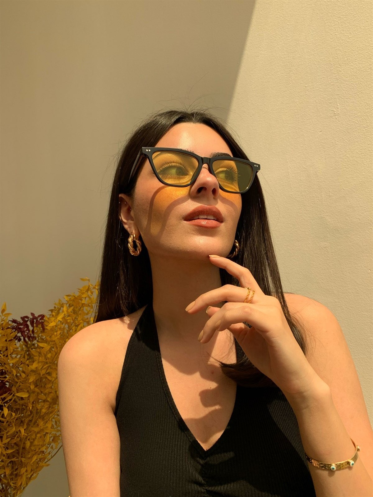 Maun Güneş Gözlüğü Sarı