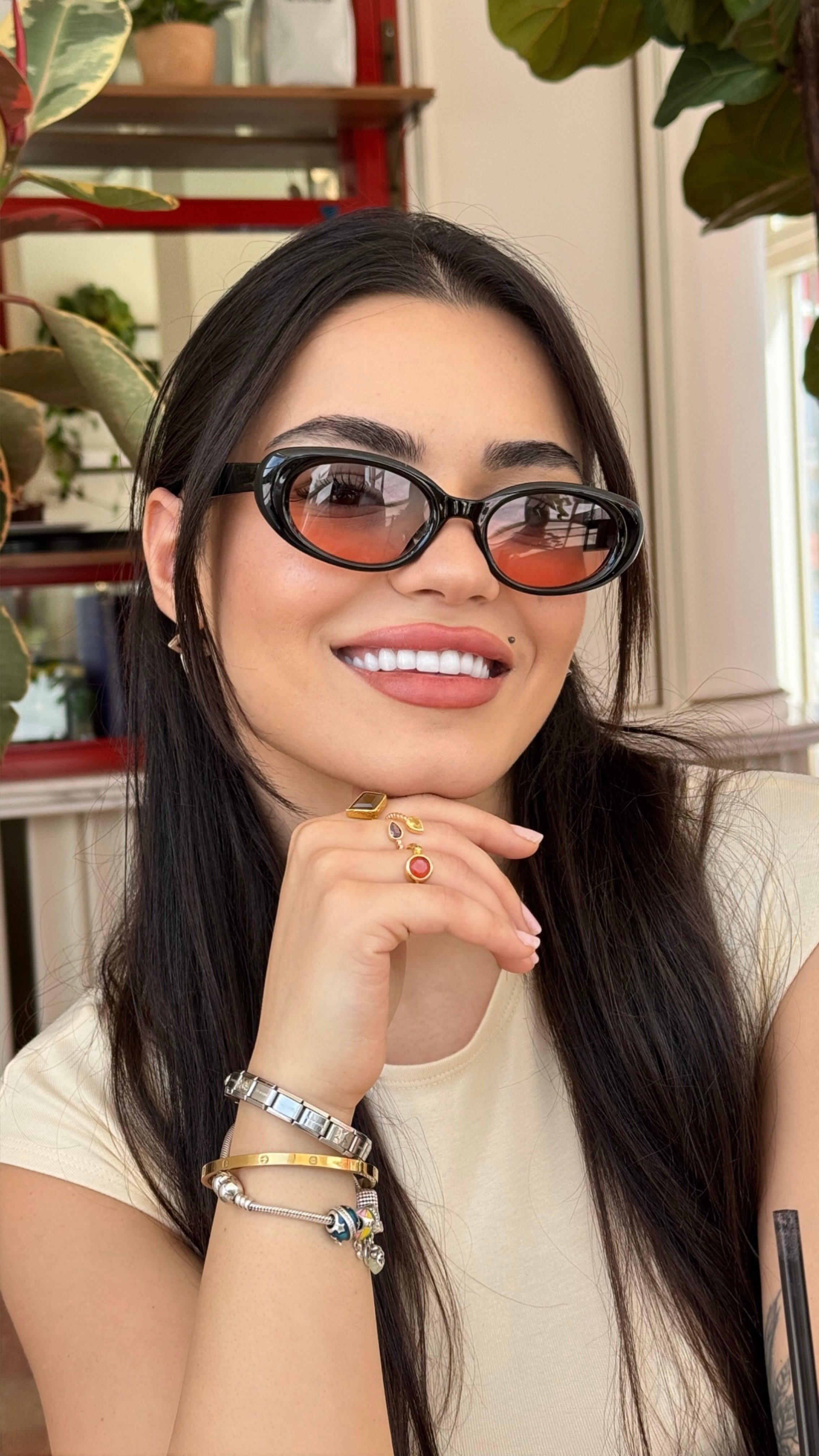 Alya Güneş Gözlüğü - Kırmızı Degrade
