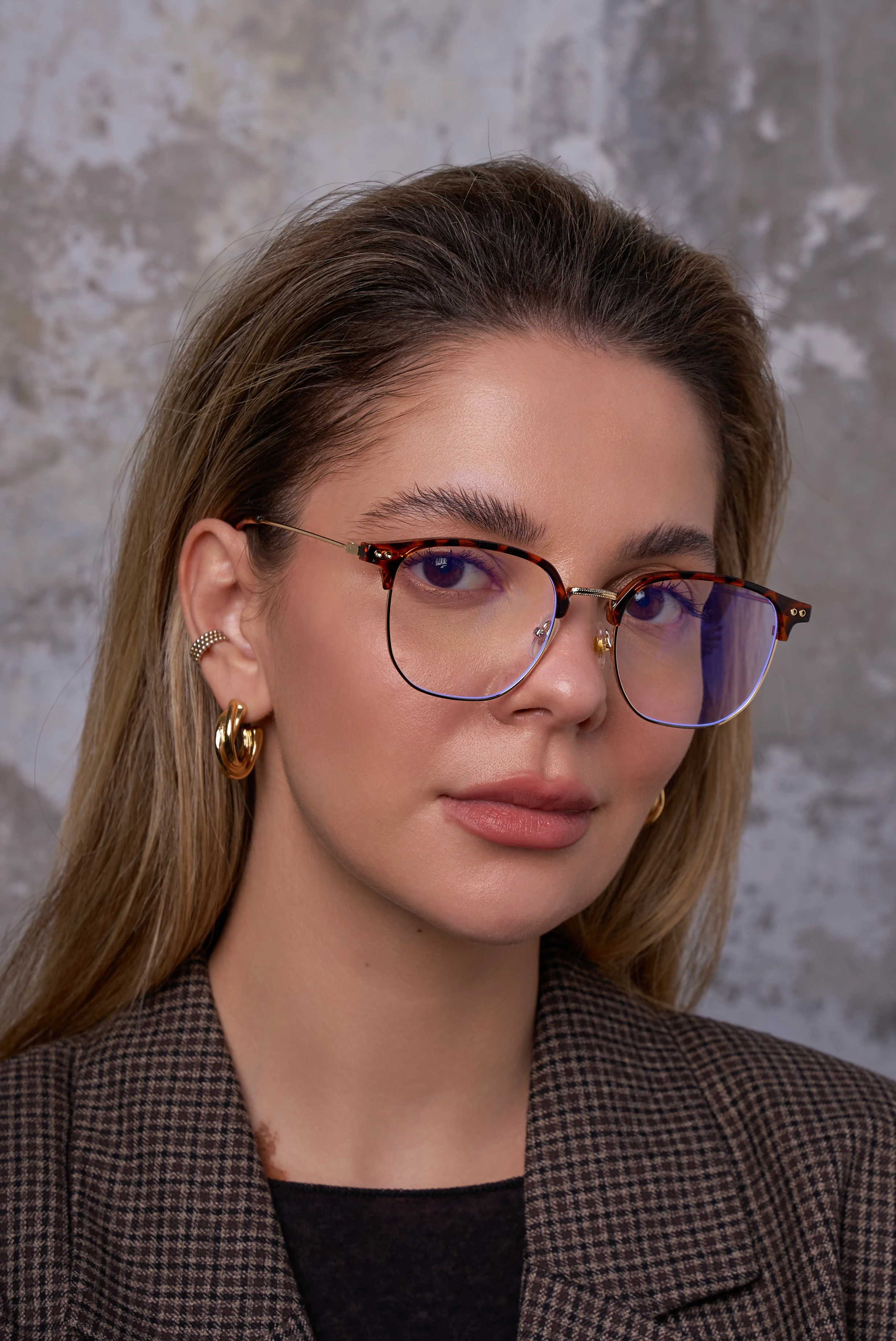 Brayn Mavi Işık Koruyucu Gözlük - Leopar