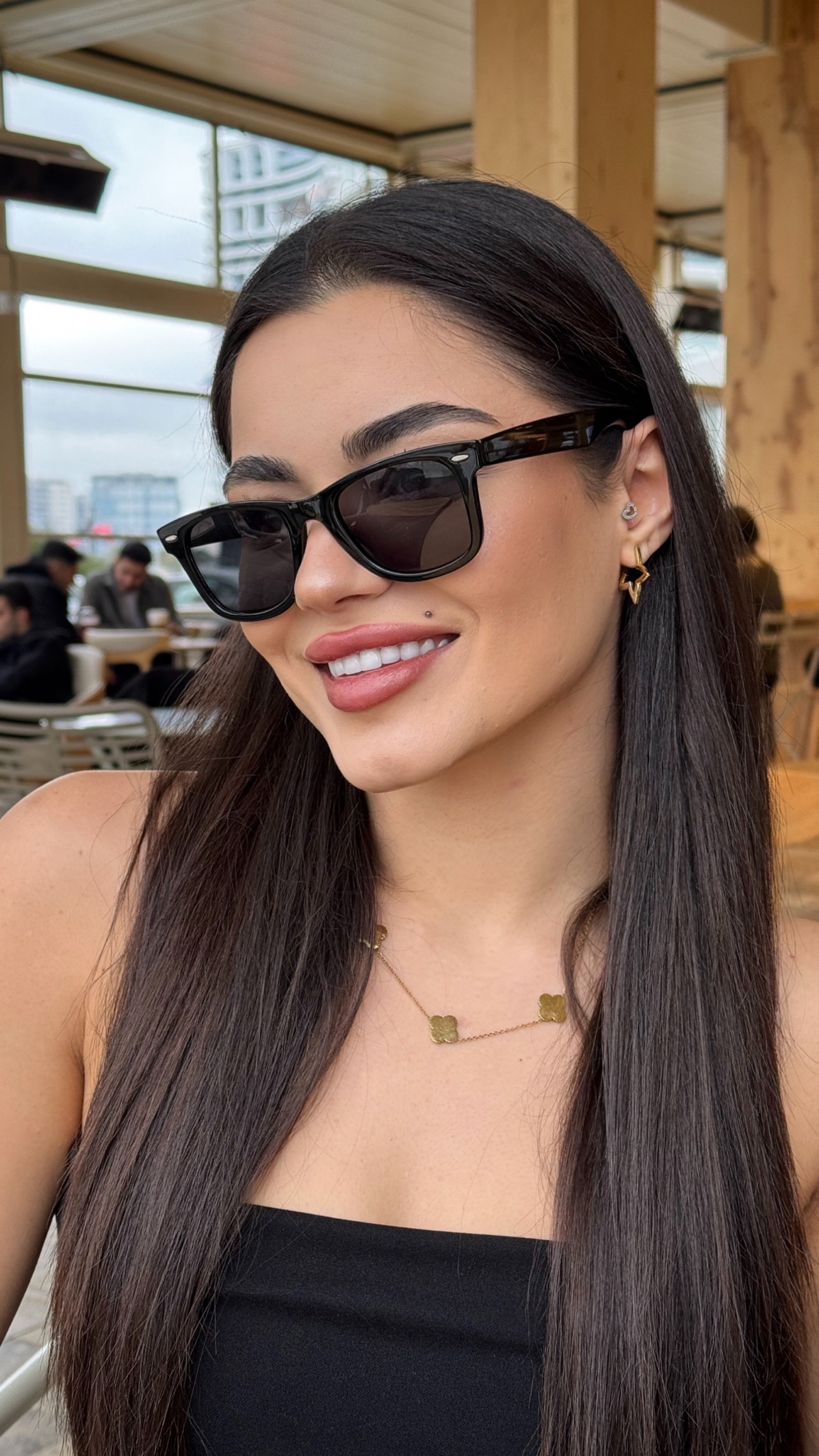 Rayb Güneş Gözlüğü Siyah Çerçeve Siyah Cam