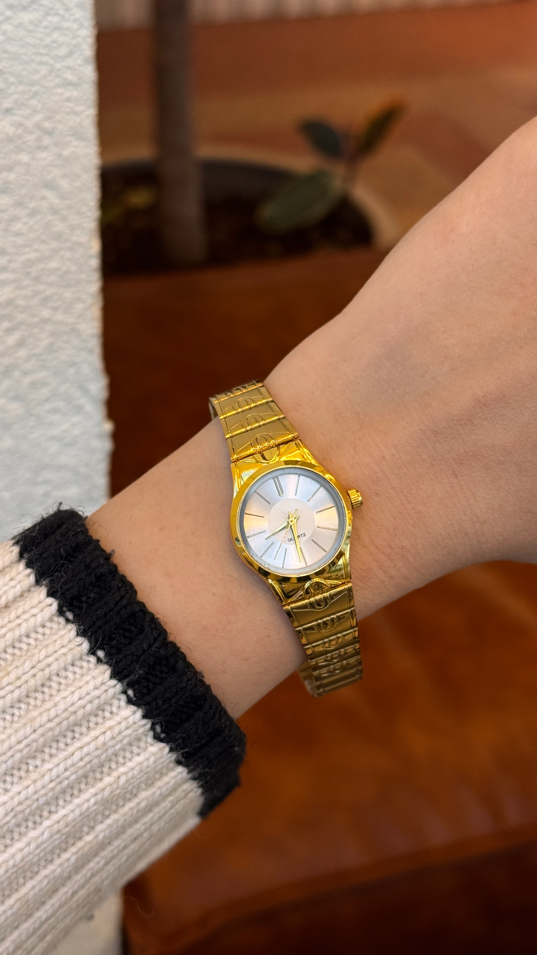 Miusa Çelik Kordon Saat - Gold