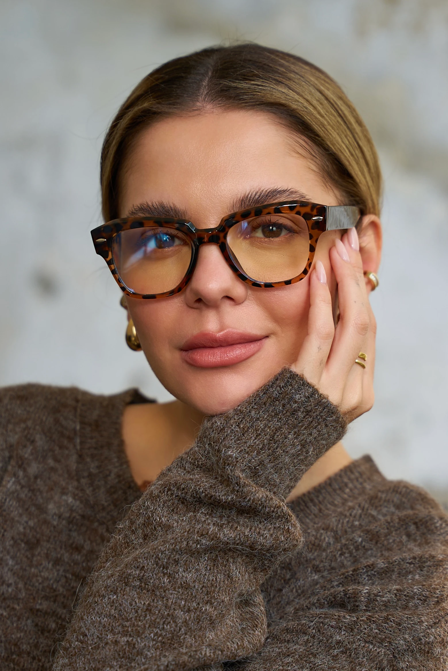 Elips Mavi Işık Koruyucu Gözlük - Leopar