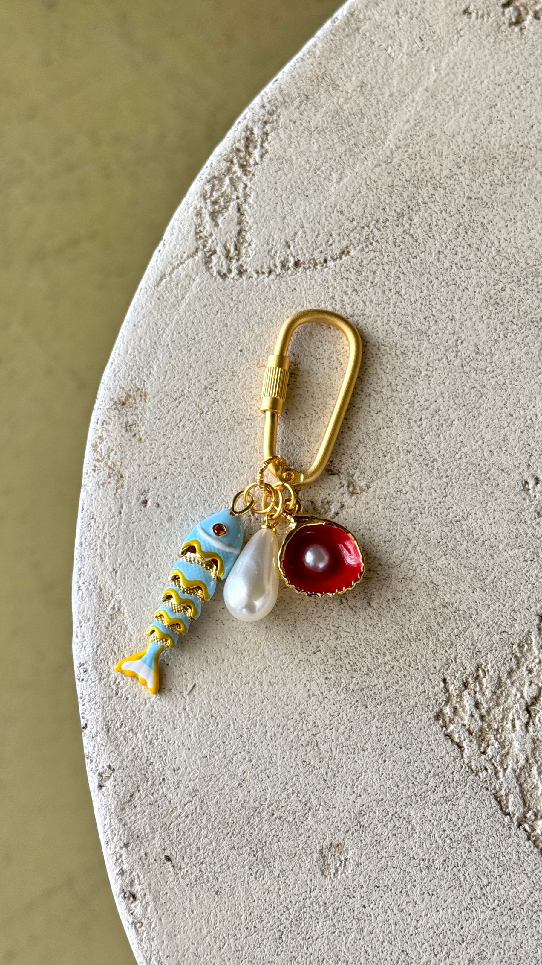 Blue Fish Charm