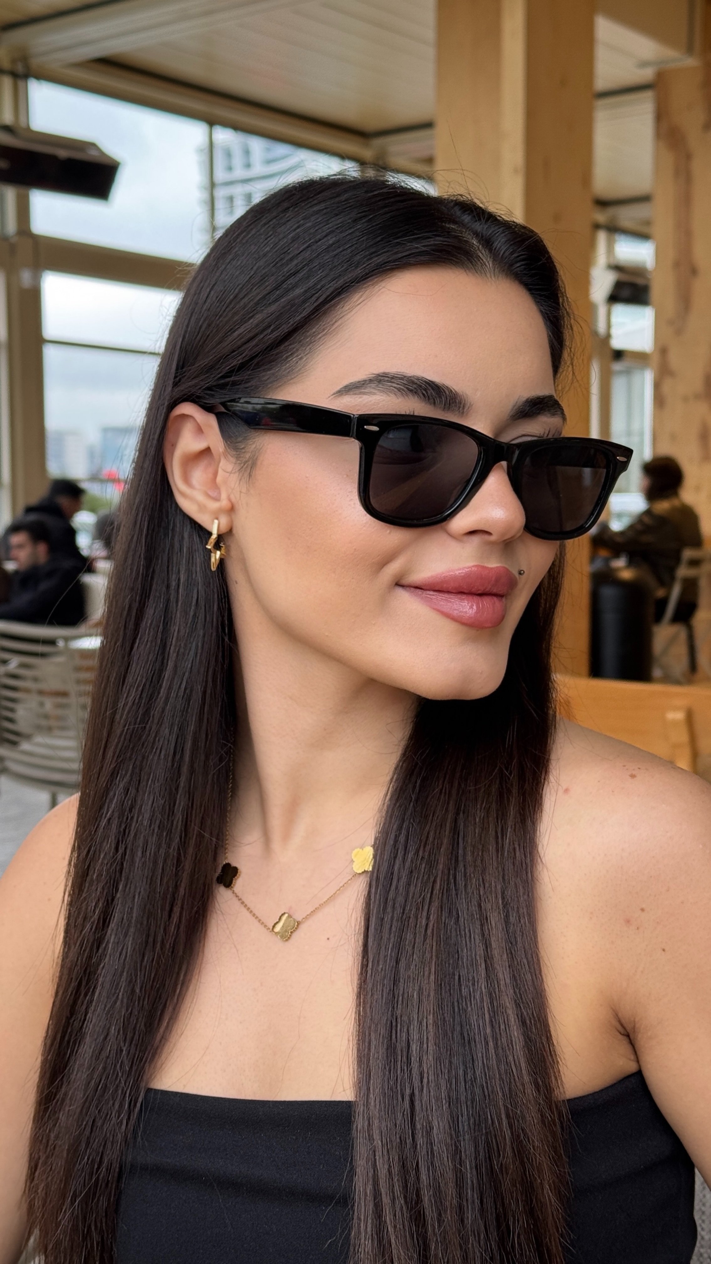 Rayb Güneş Gözlüğü Siyah Çerçeve Siyah Cam